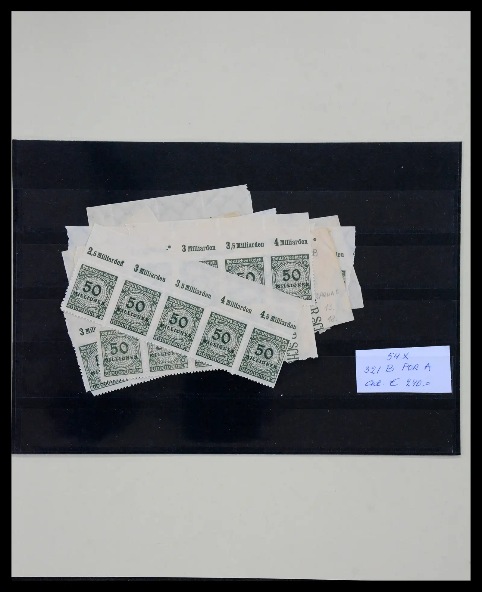 40556 0012 - Stamp collection 40556 German Reich infla.