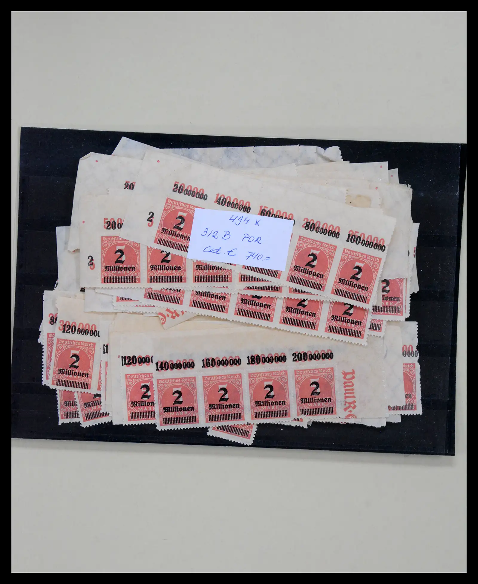 40556 0013 - Stamp collection 40556 German Reich infla.