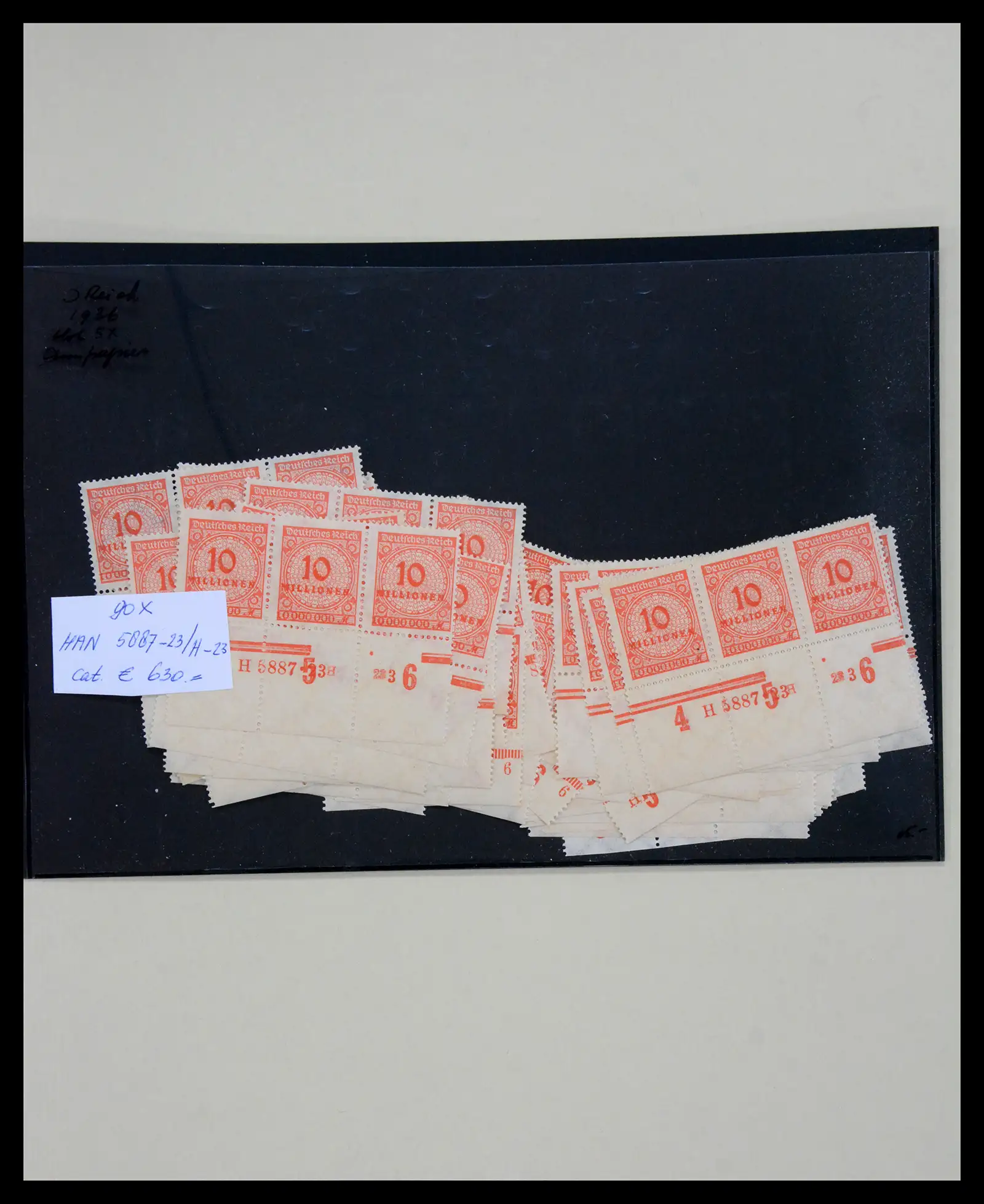 40556 0014 - Stamp collection 40556 German Reich infla.