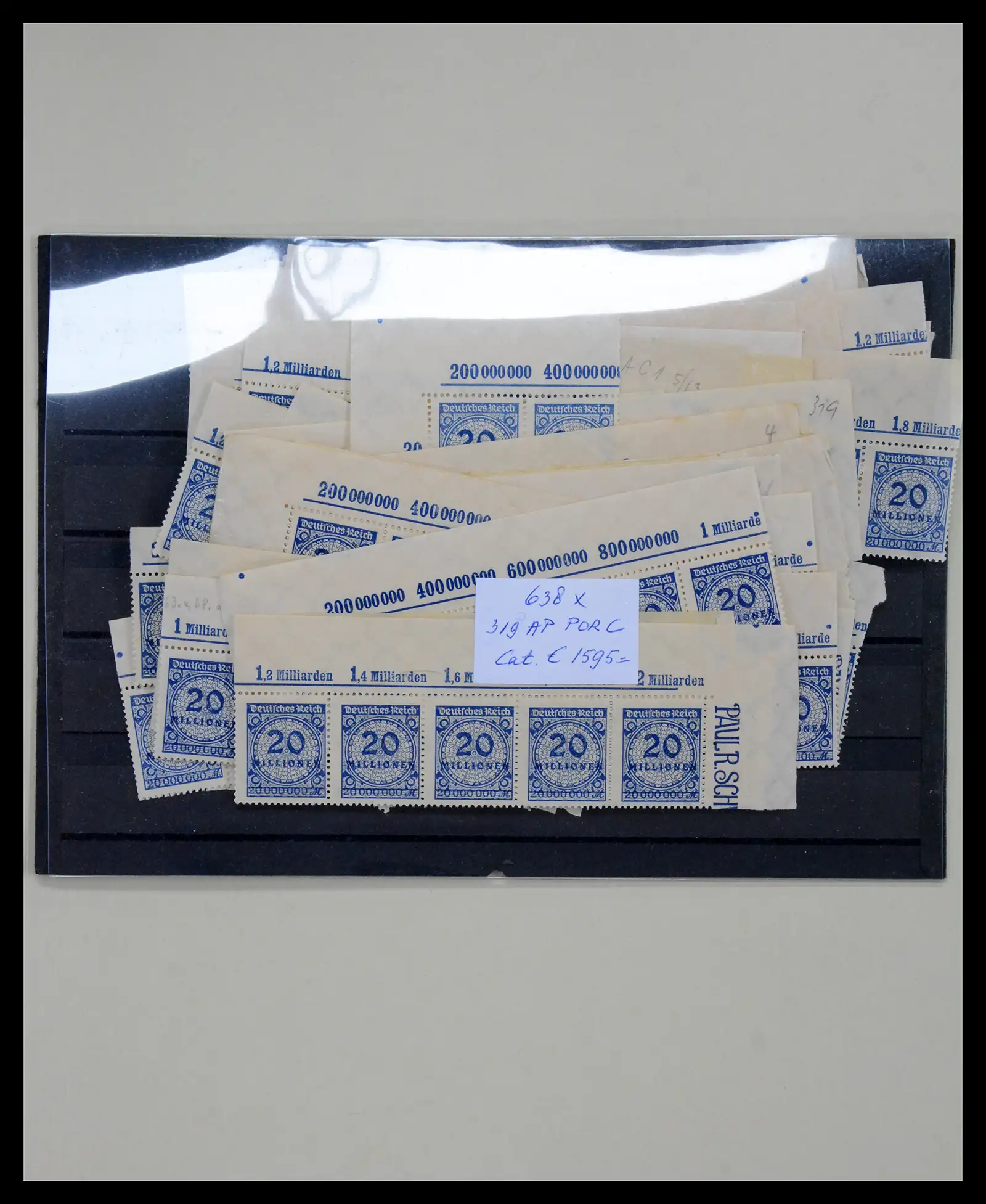 40556 0016 - Stamp collection 40556 German Reich infla.