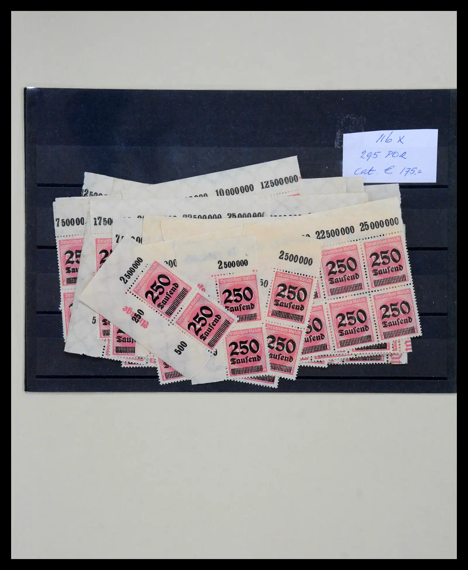 40556 0017 - Stamp collection 40556 German Reich infla.