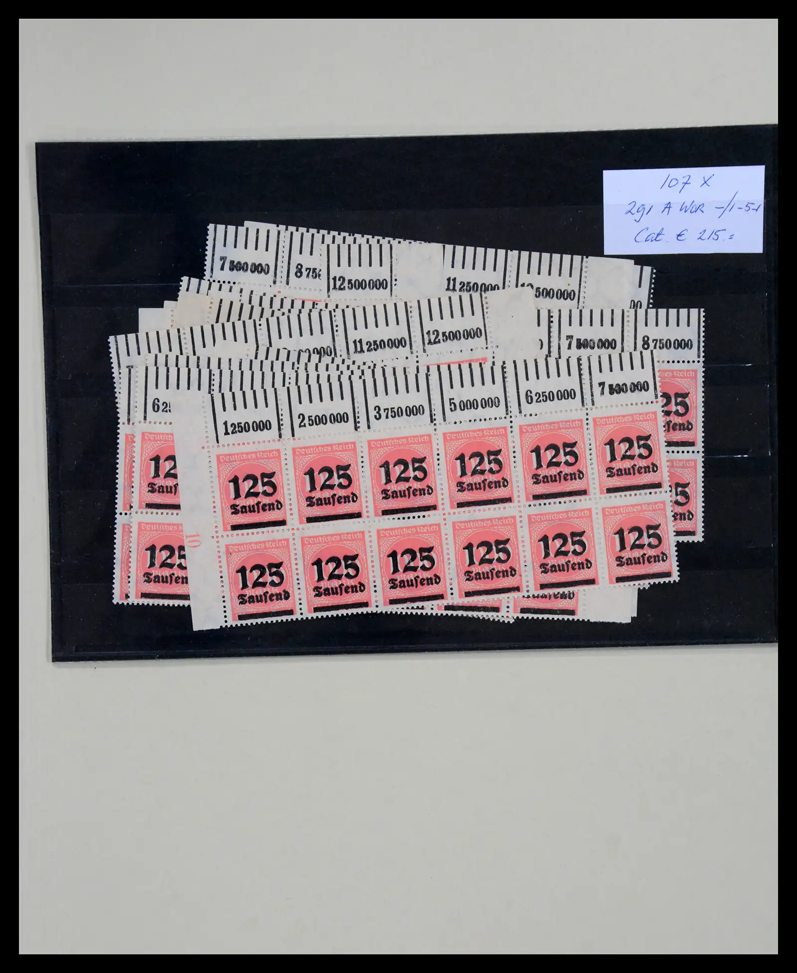 40556 0018 - Stamp collection 40556 German Reich infla.