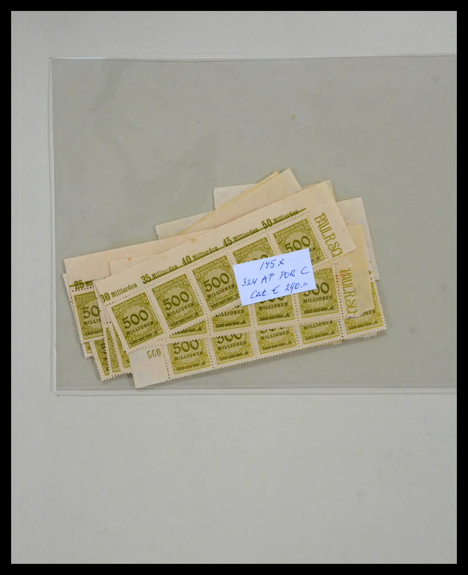 40556 0019 - Stamp collection 40556 German Reich infla.