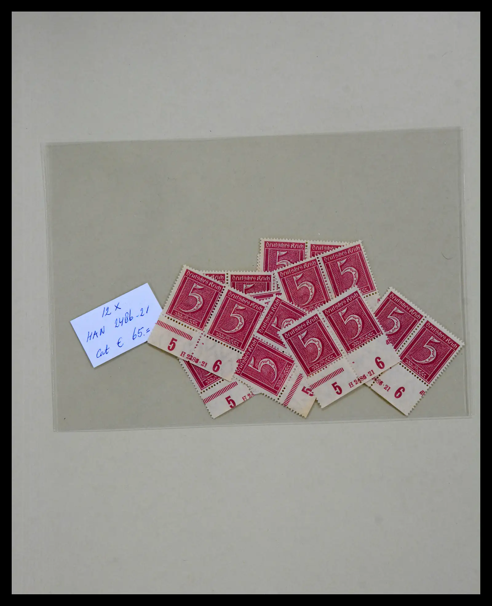 40556 0022 - Postzegelverzameling 40556 Duitse Rijk infla.