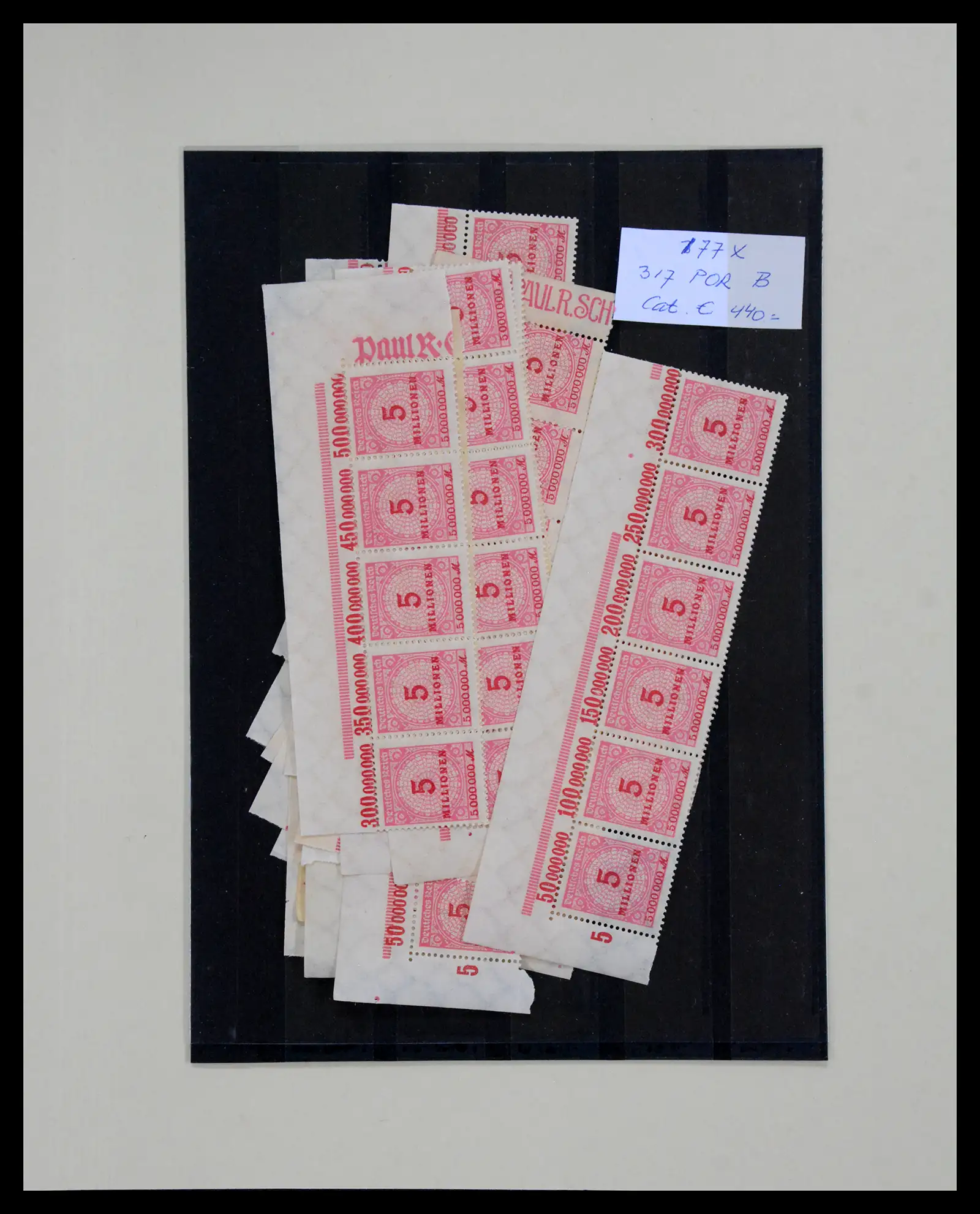 40556 0026 - Postzegelverzameling 40556 Duitse Rijk infla.