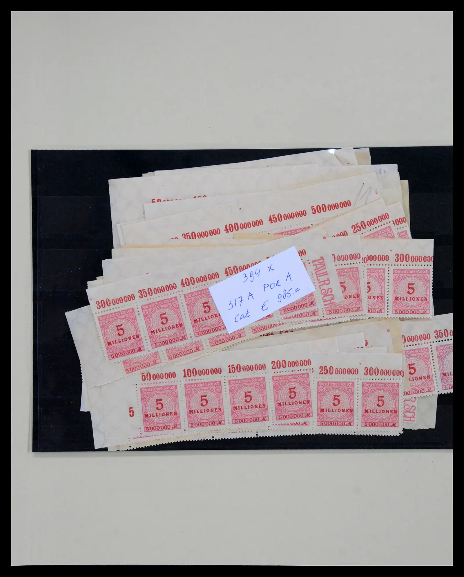 40556 0027 - Postzegelverzameling 40556 Duitse Rijk infla.