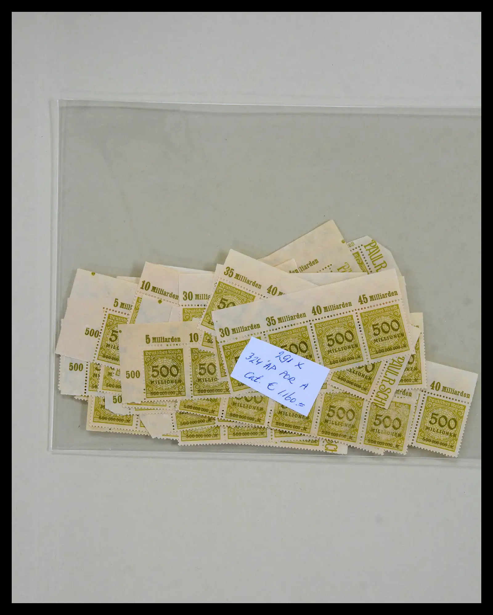 40556 0029 - Postzegelverzameling 40556 Duitse Rijk infla.