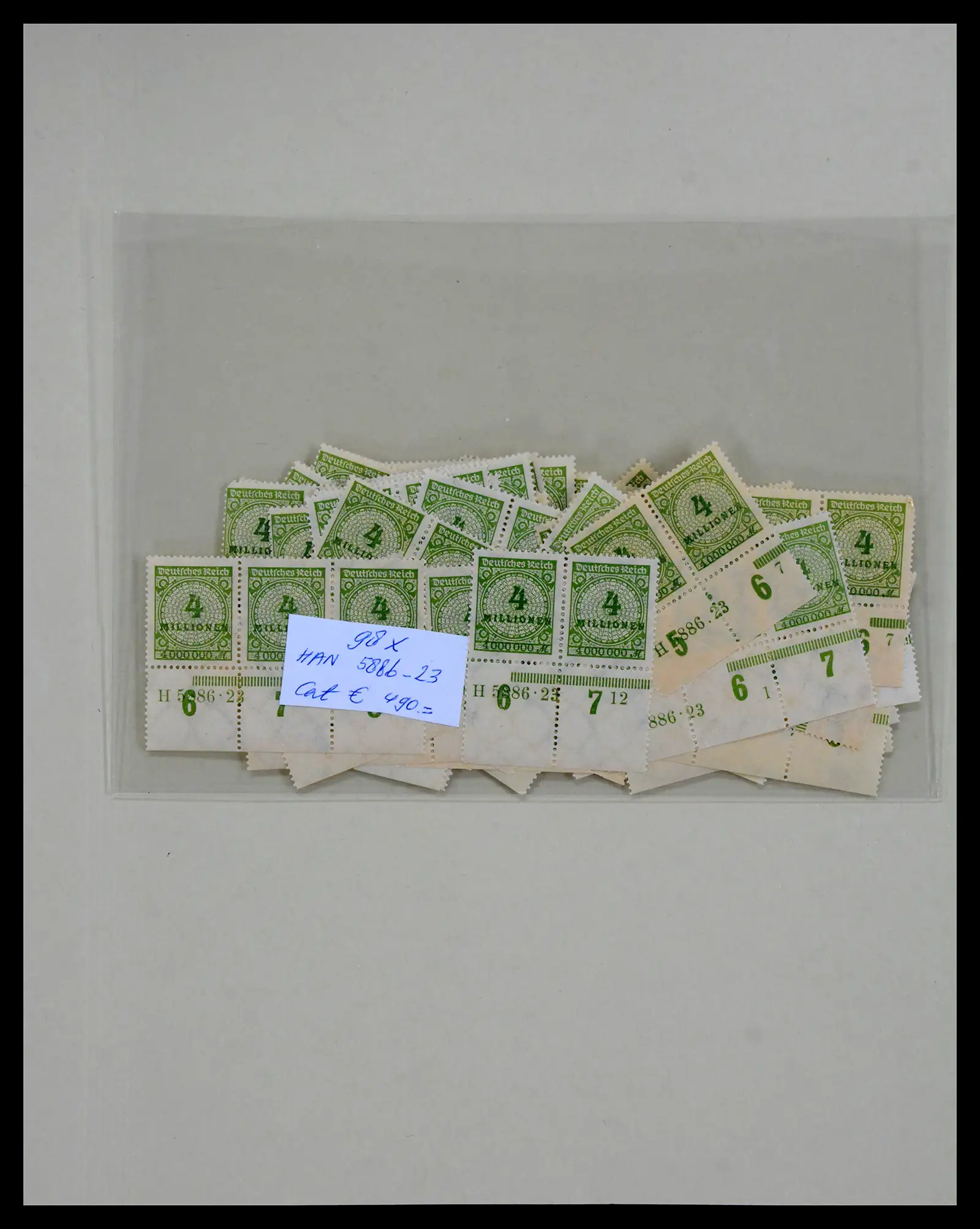 40556 0032 - Postzegelverzameling 40556 Duitse Rijk infla.