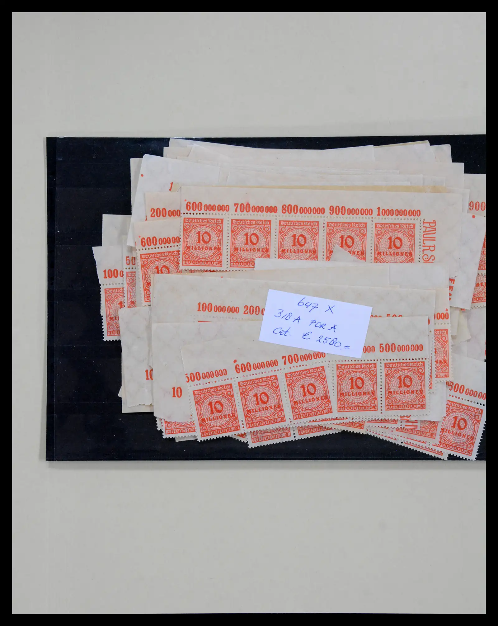 40556 0034 - Postzegelverzameling 40556 Duitse Rijk infla.