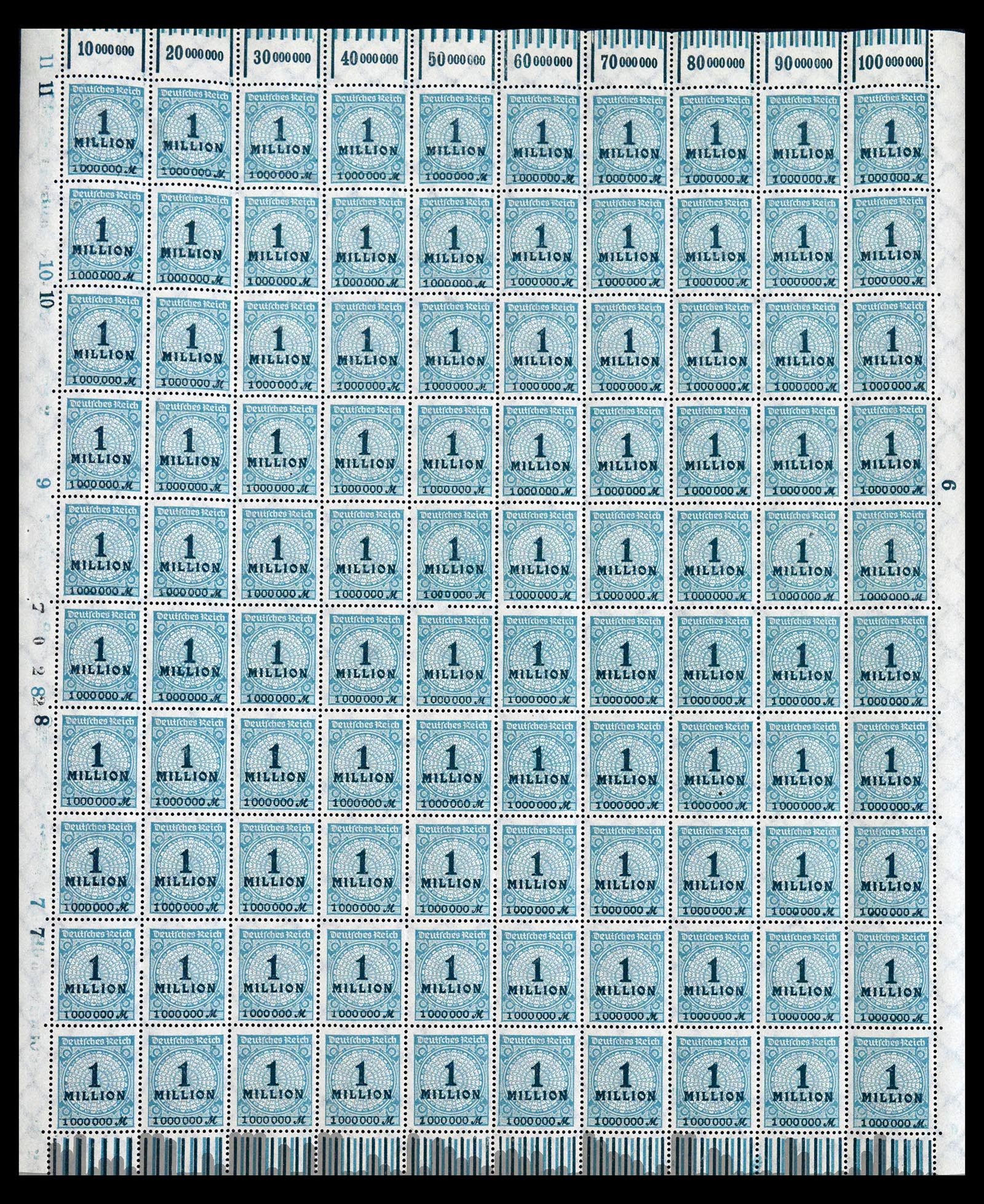 40557 0008 - Postzegel verzameling 40557 Duitse Rijk complete inflavellen.