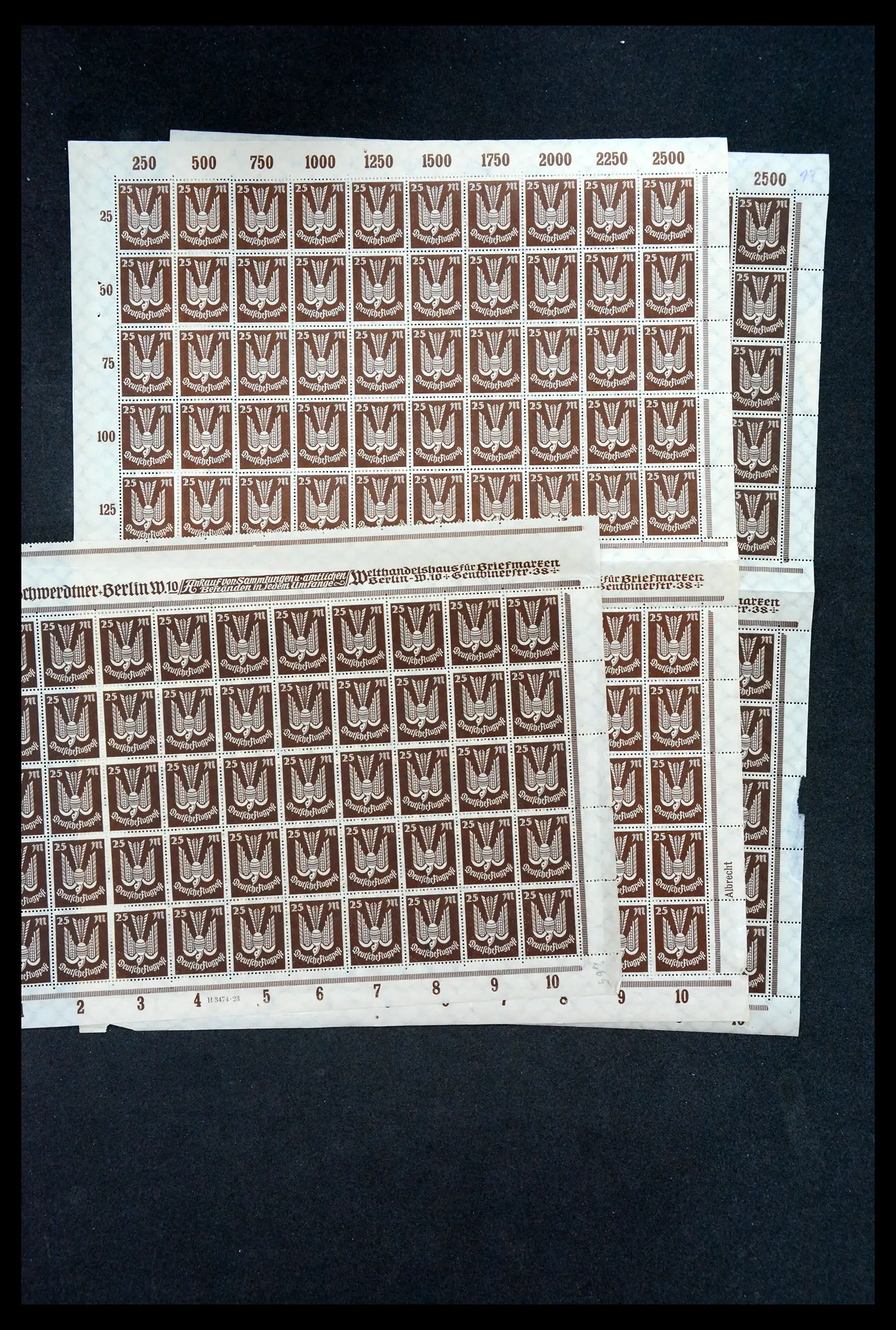 40560 0042 - Postzegelverzameling 40560 Duitse Rijk complete inflavellen.