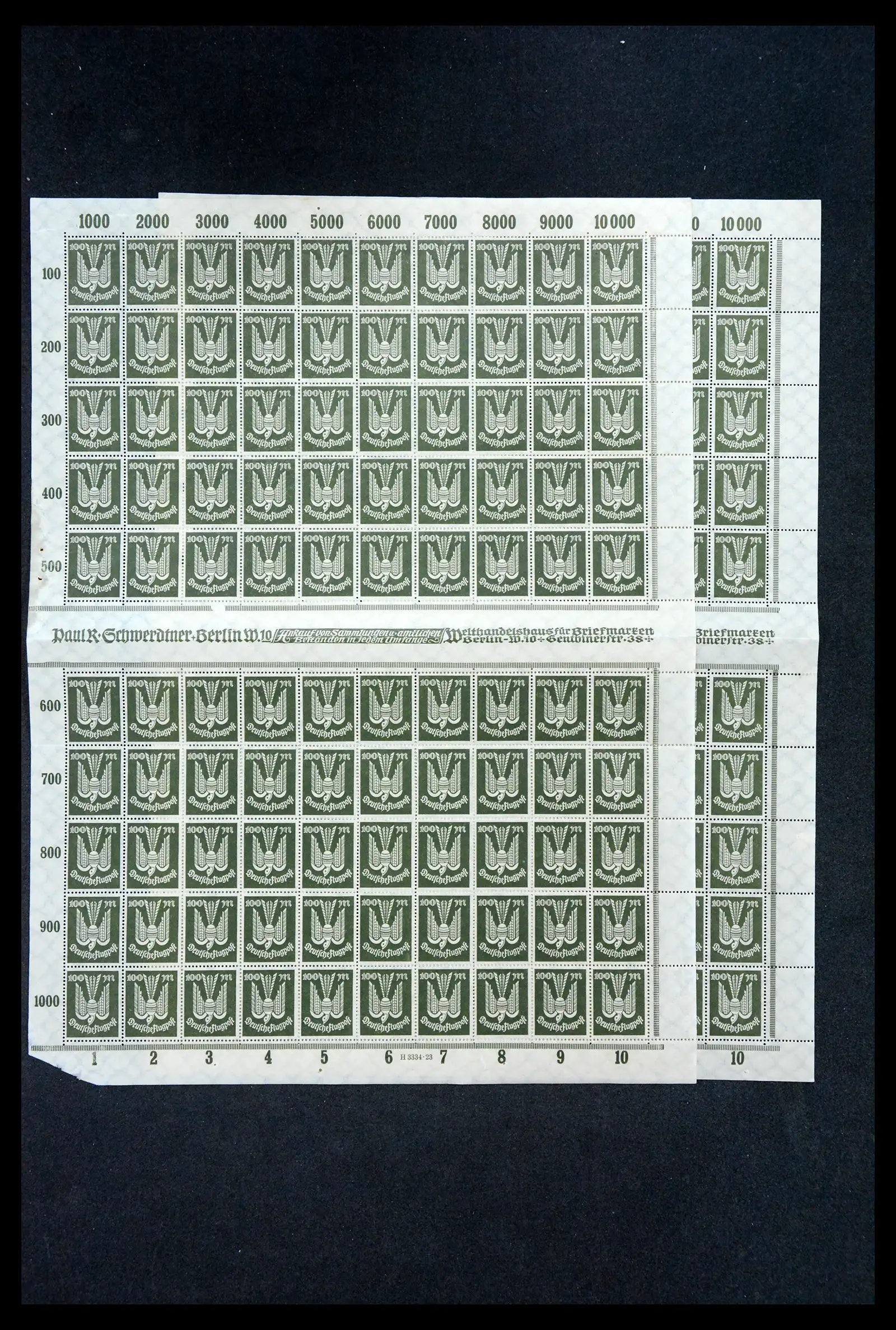 40560 0043 - Postzegelverzameling 40560 Duitse Rijk complete inflavellen.