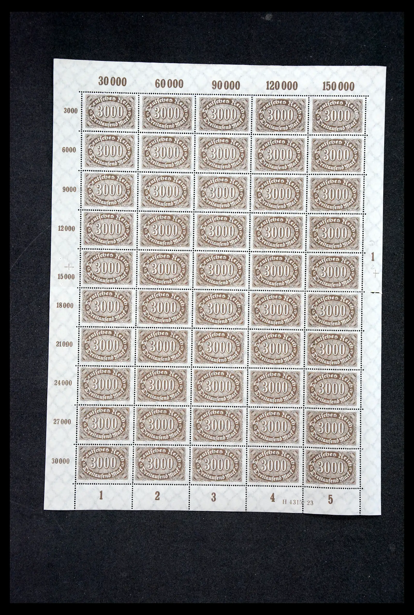 40560 0048 - Postzegelverzameling 40560 Duitse Rijk complete inflavellen.