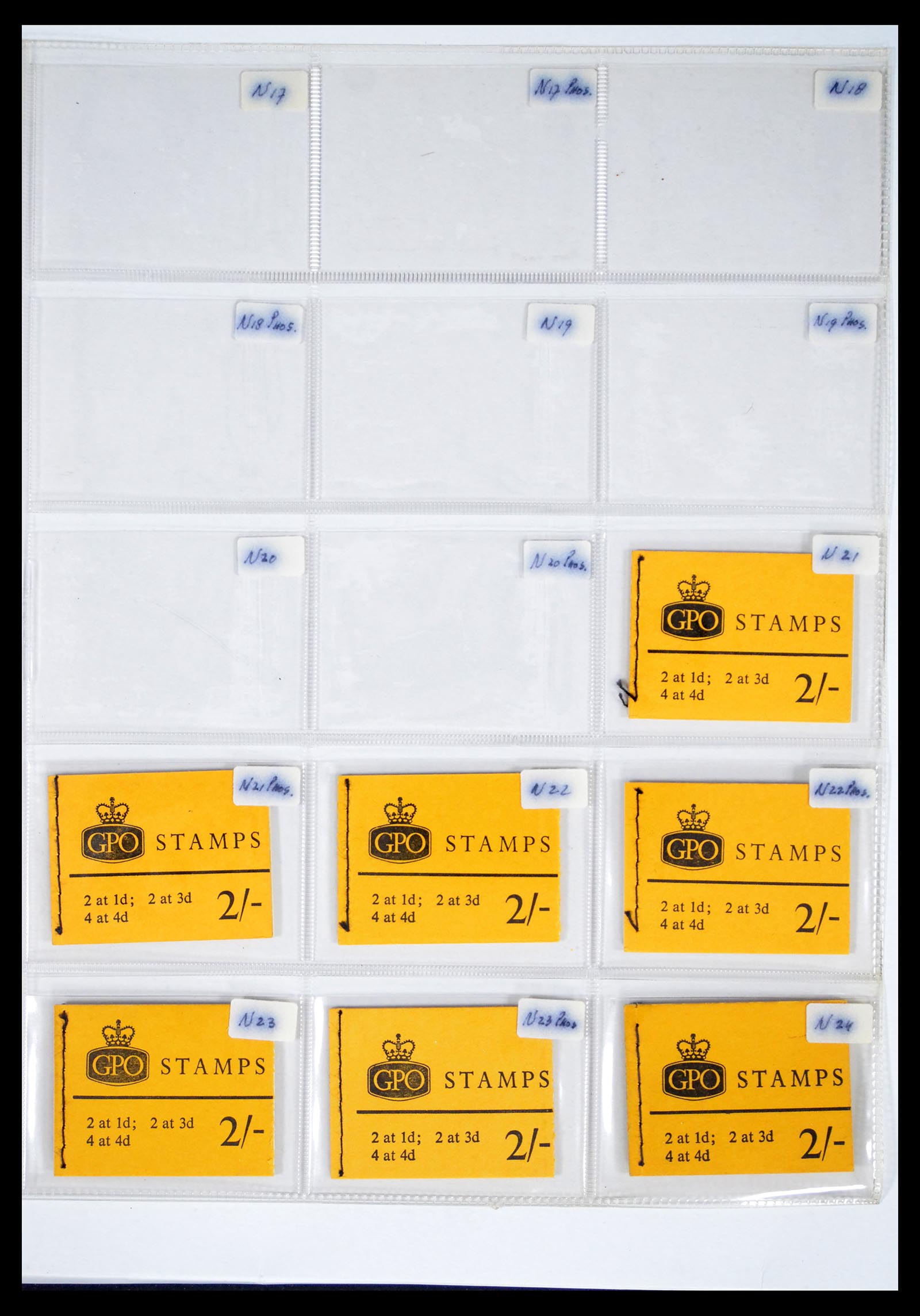 40567 0003 - Stamp collection 40567 Great Britain stamp booklets 1953-1970.