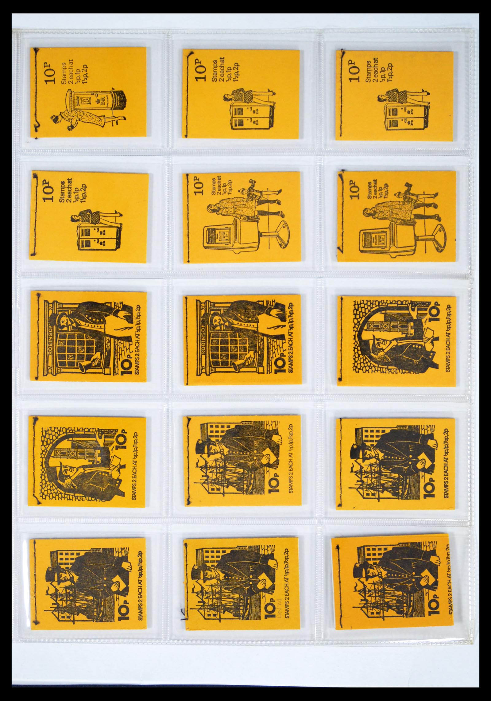 40567 0013 - Stamp collection 40567 Great Britain stamp booklets 1953-1970.