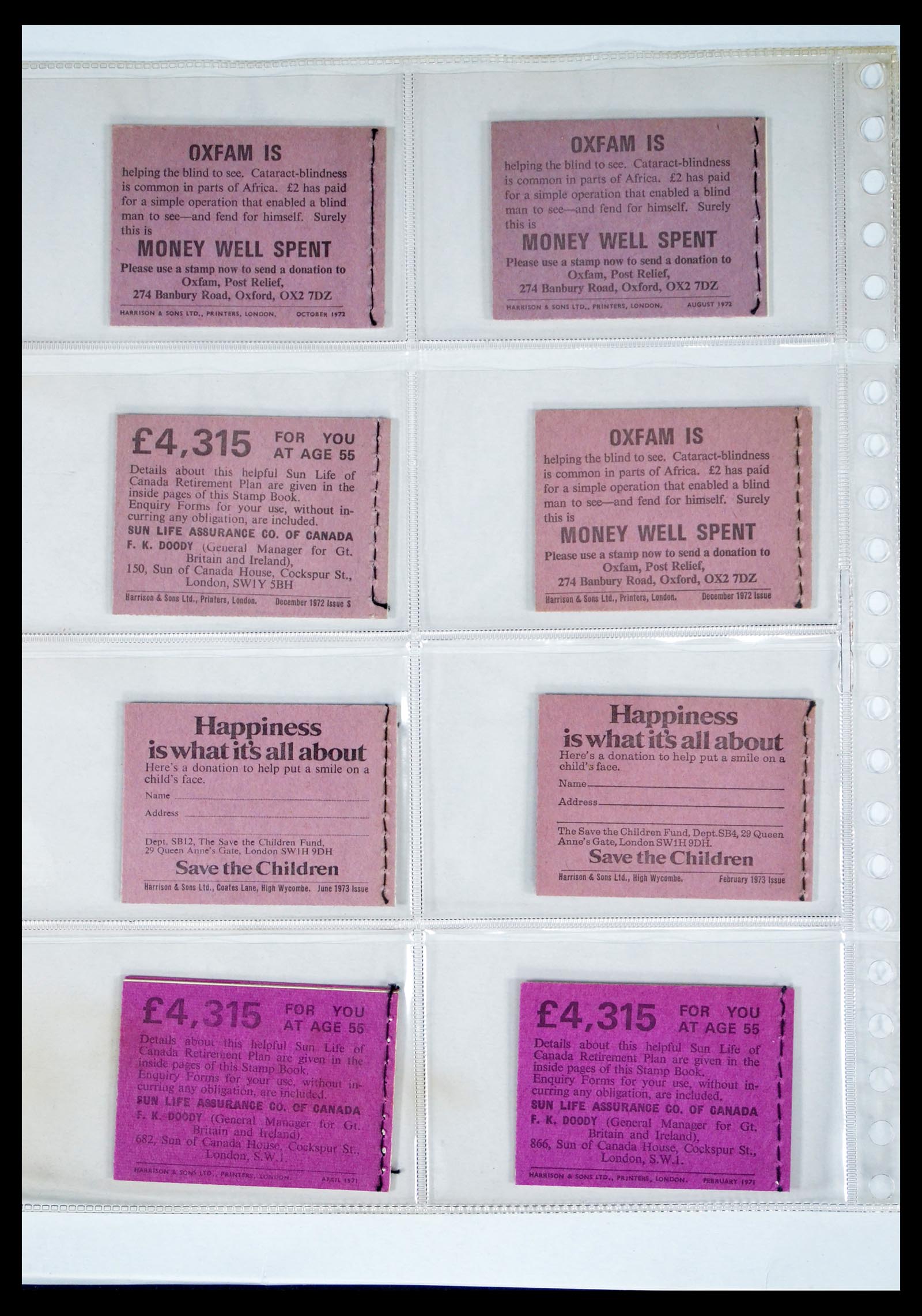 40567 0018 - Stamp collection 40567 Great Britain stamp booklets 1953-1970.