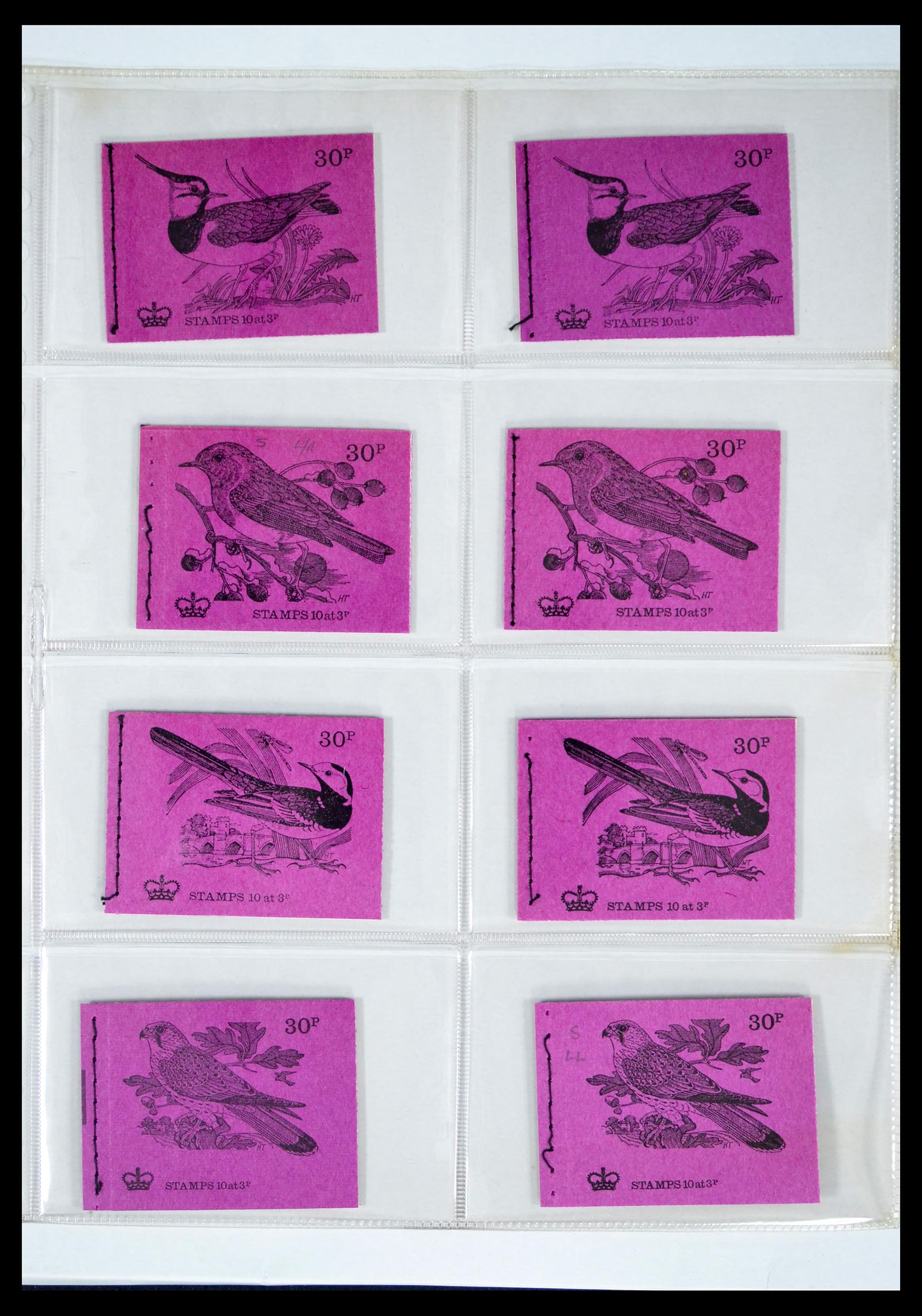 40567 0019 - Stamp collection 40567 Great Britain stamp booklets 1953-1970.