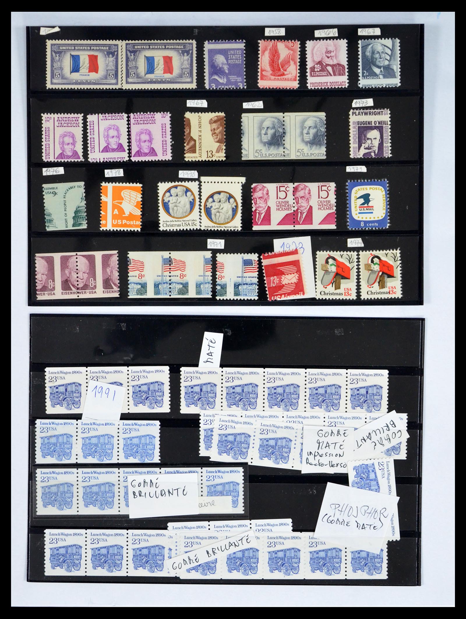 40573 0002 - Stamp collection 40573 USA varieties 1945-1995.