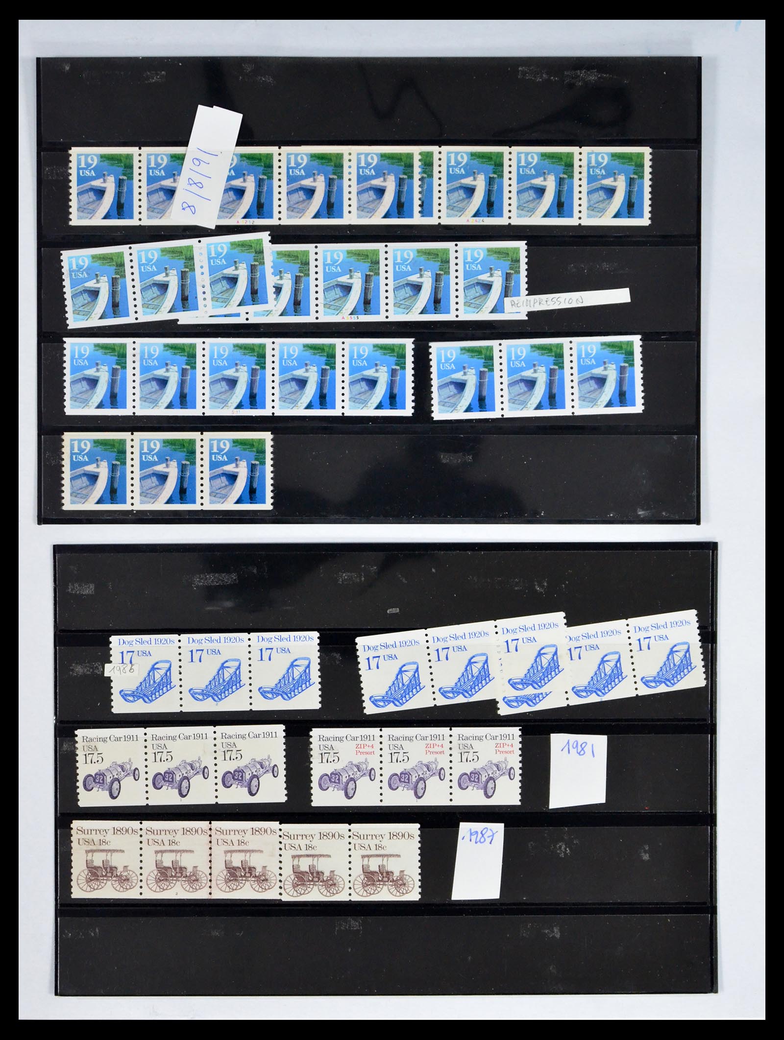 40573 0004 - Stamp collection 40573 USA varieties 1945-1995.
