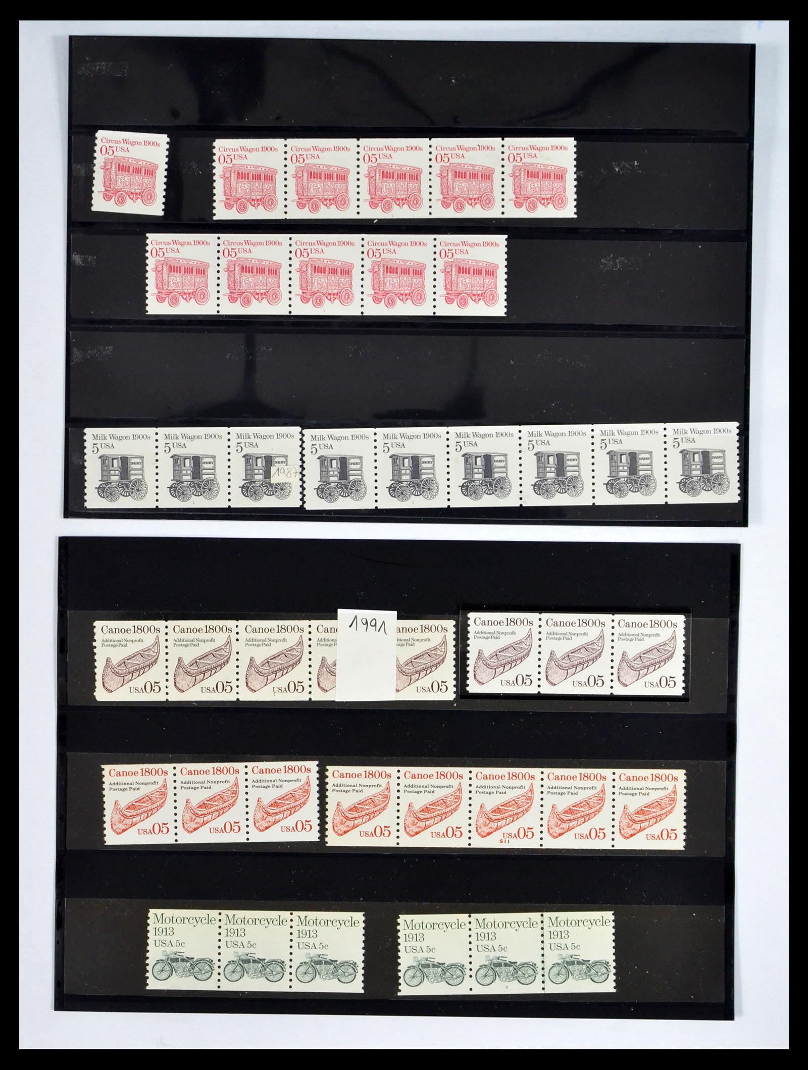 40573 0009 - Stamp collection 40573 USA varieties 1945-1995.
