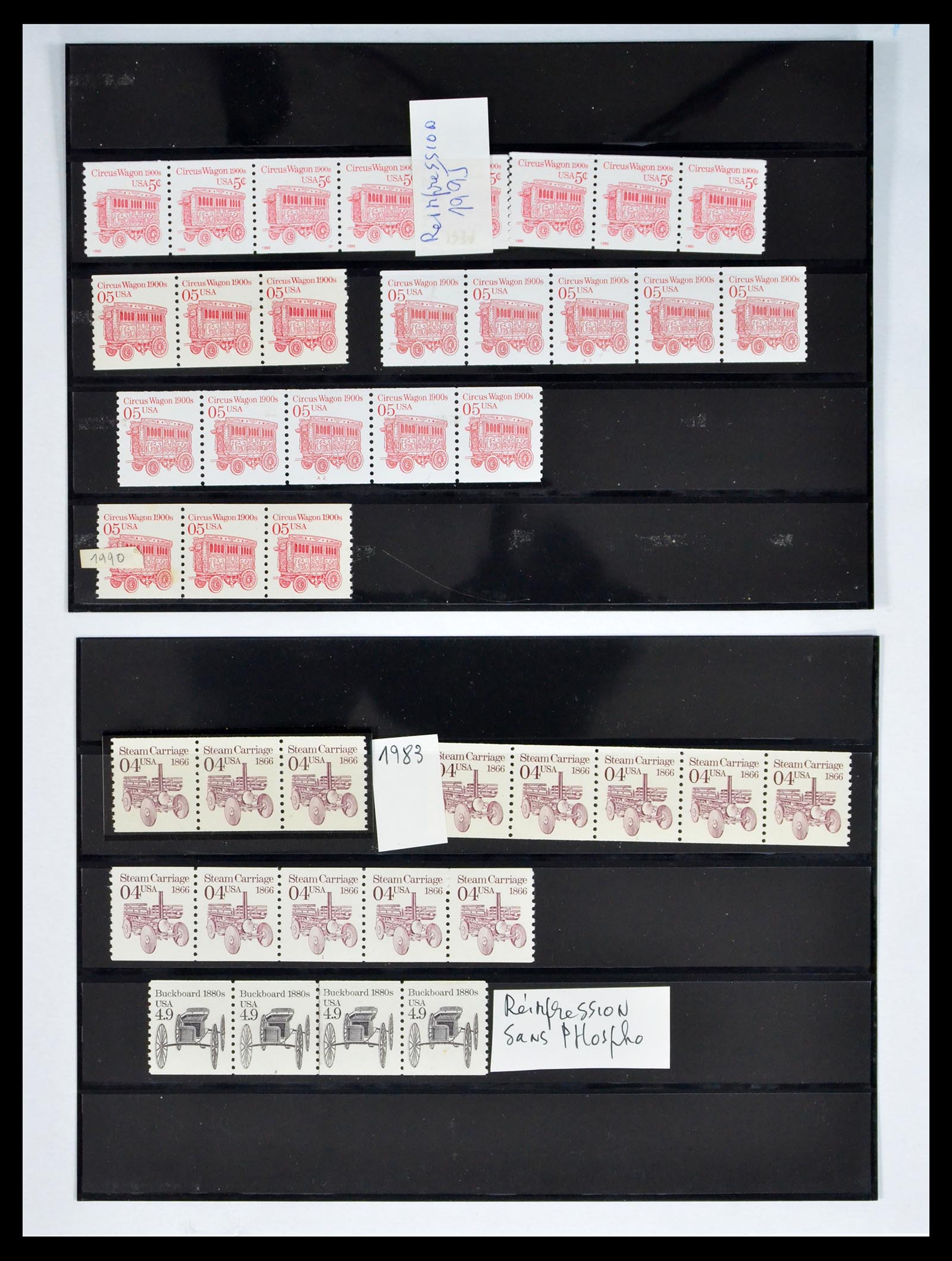 40573 0010 - Stamp collection 40573 USA varieties 1945-1995.