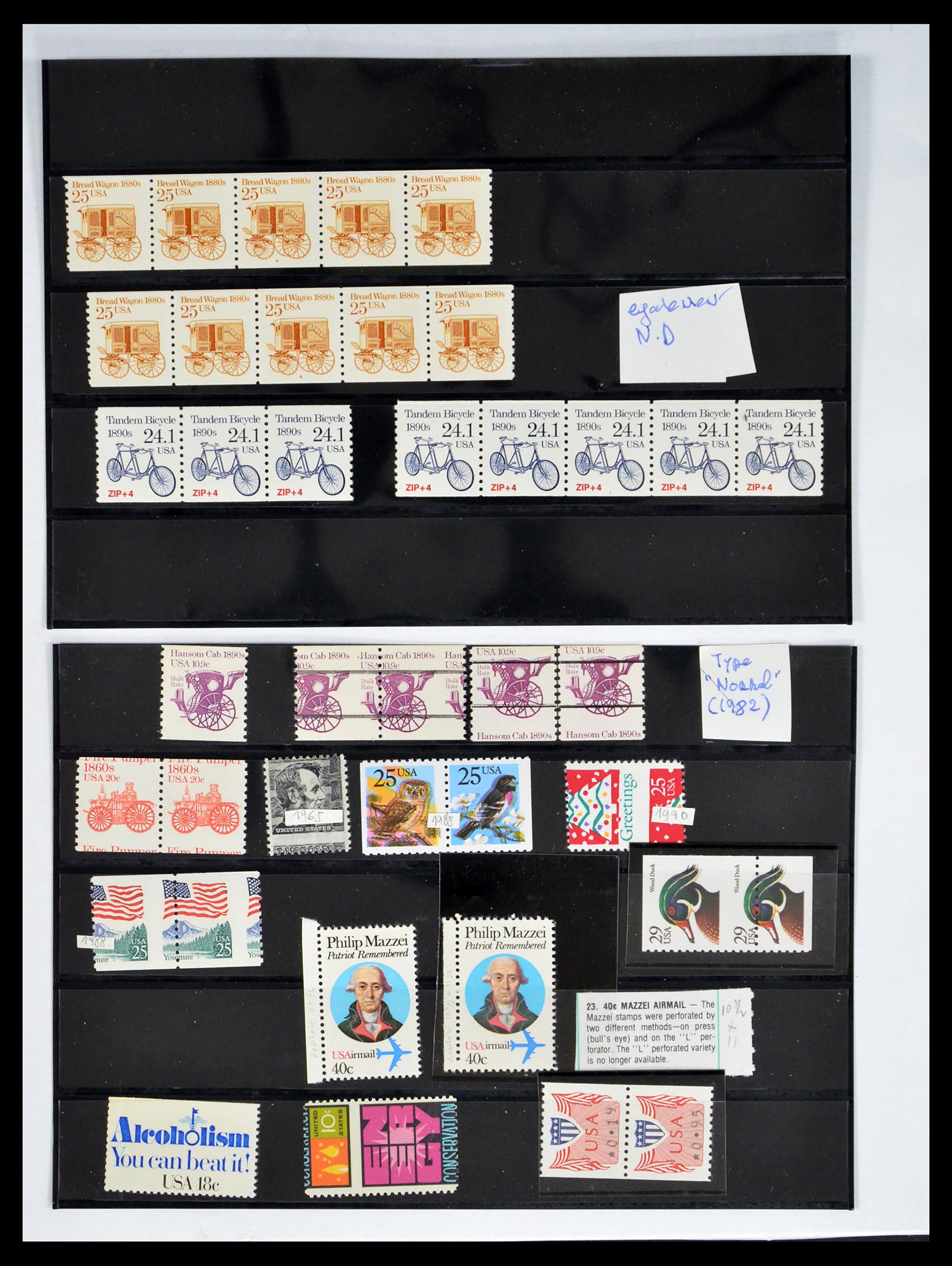 40573 0018 - Stamp collection 40573 USA varieties 1945-1995.