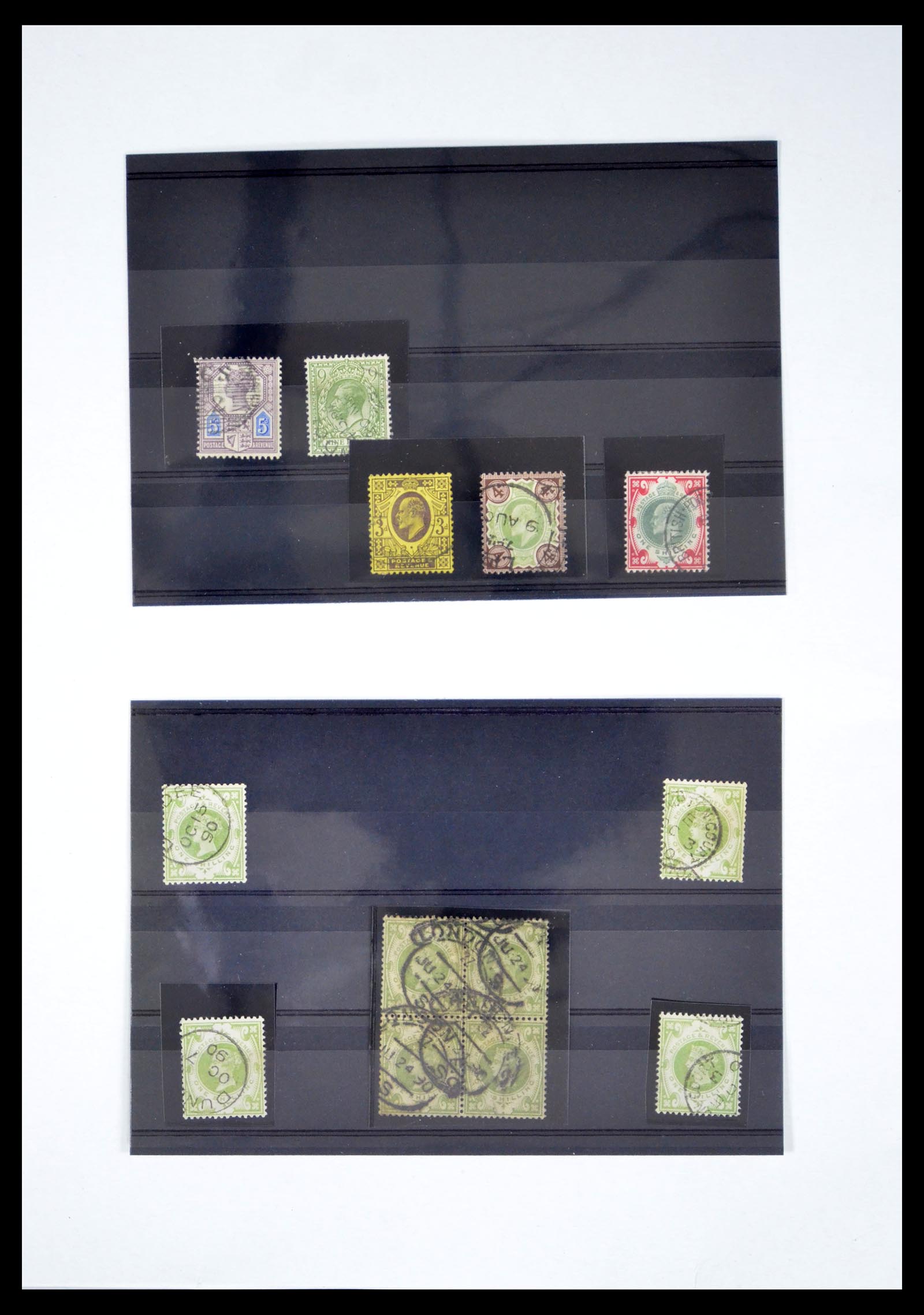 40591 0002 - Stamp collection 40591 Great Britain classic 1847-1900.