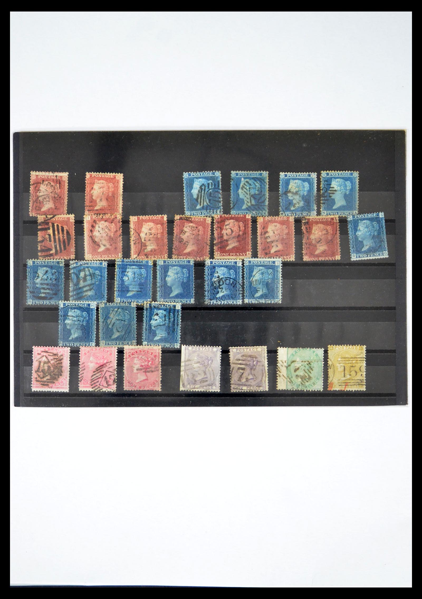 40591 0014 - Stamp collection 40591 Great Britain classic 1847-1900.