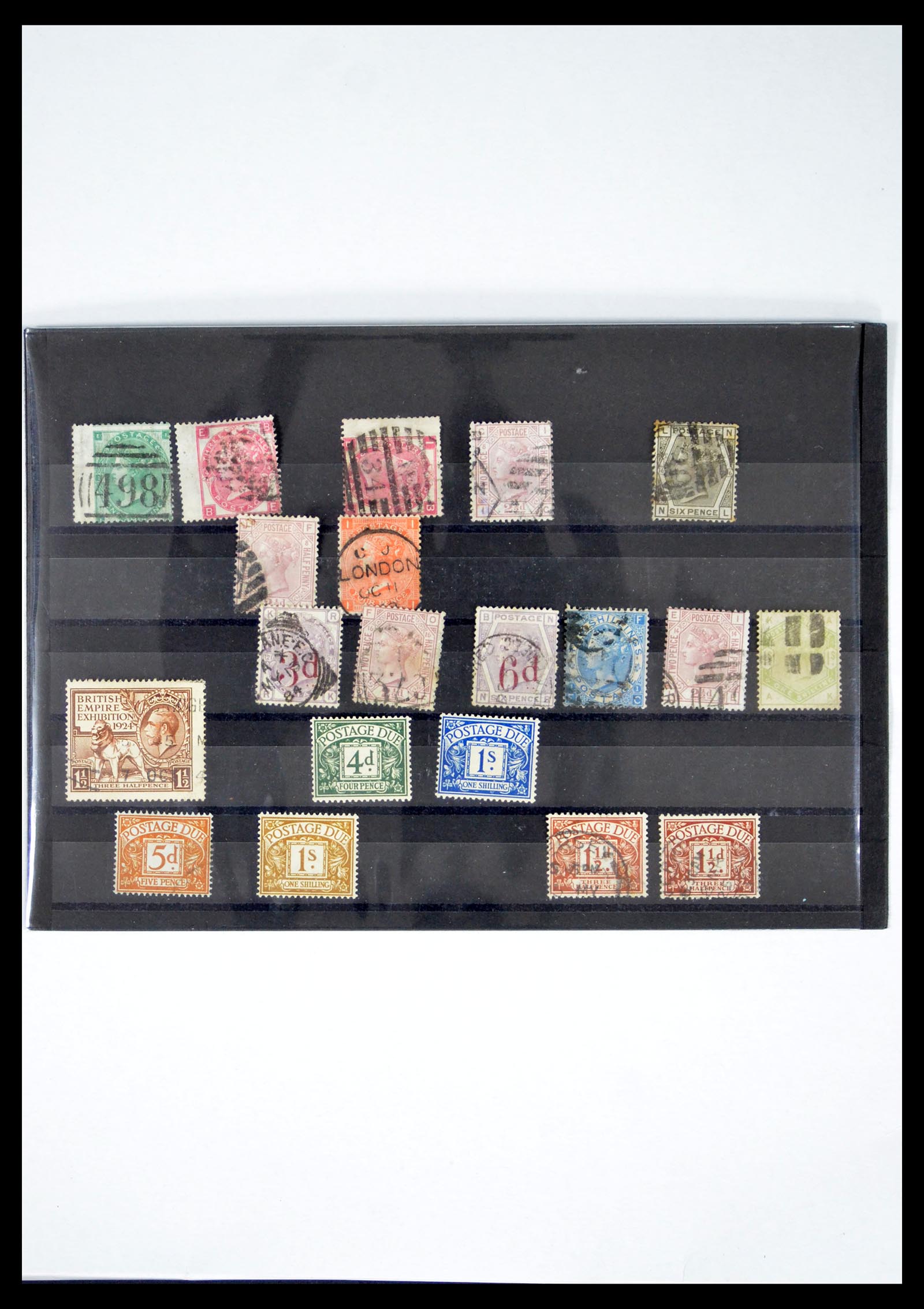 40591 0015 - Stamp collection 40591 Great Britain classic 1847-1900.