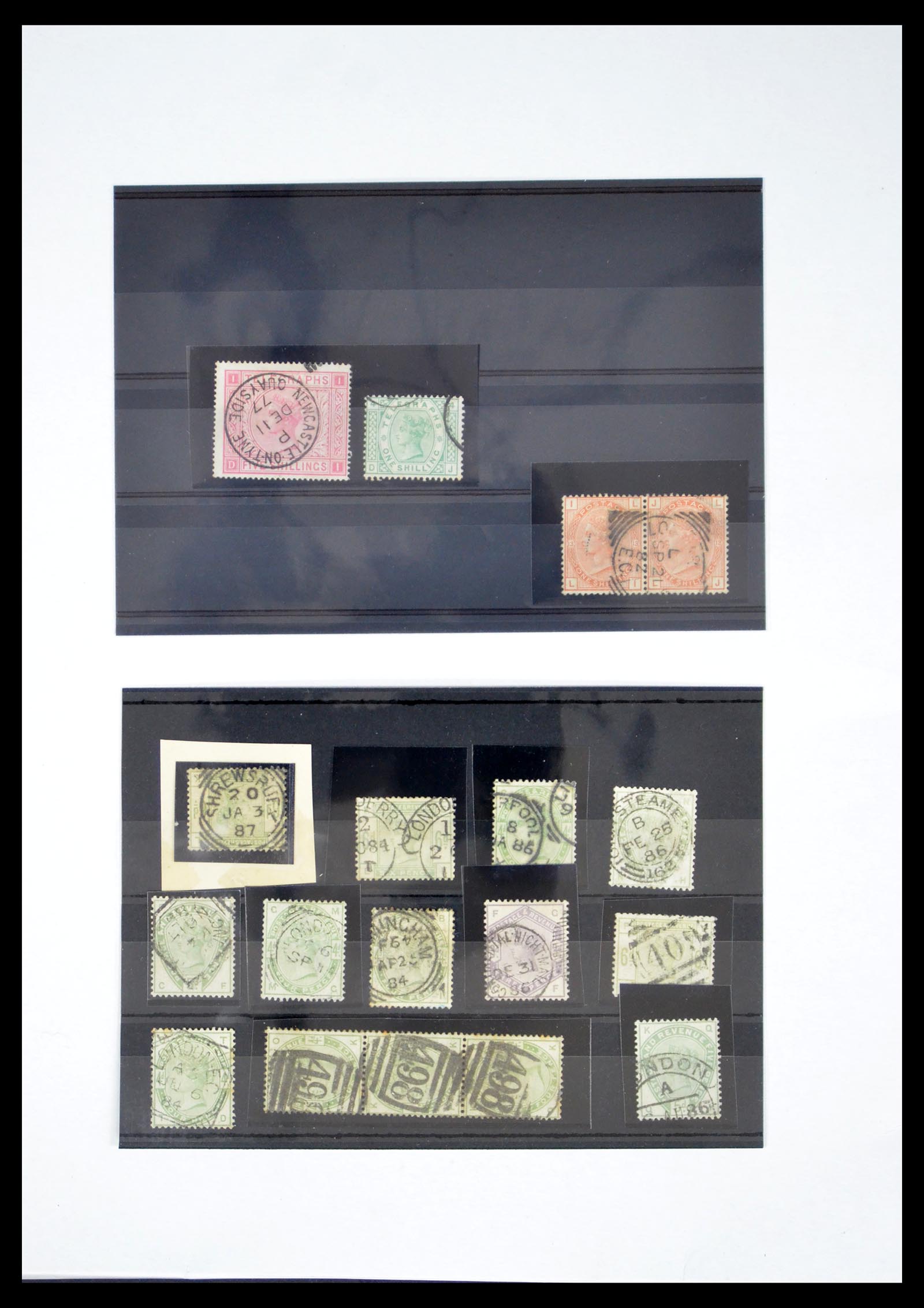 40591 0016 - Stamp collection 40591 Great Britain classic 1847-1900.