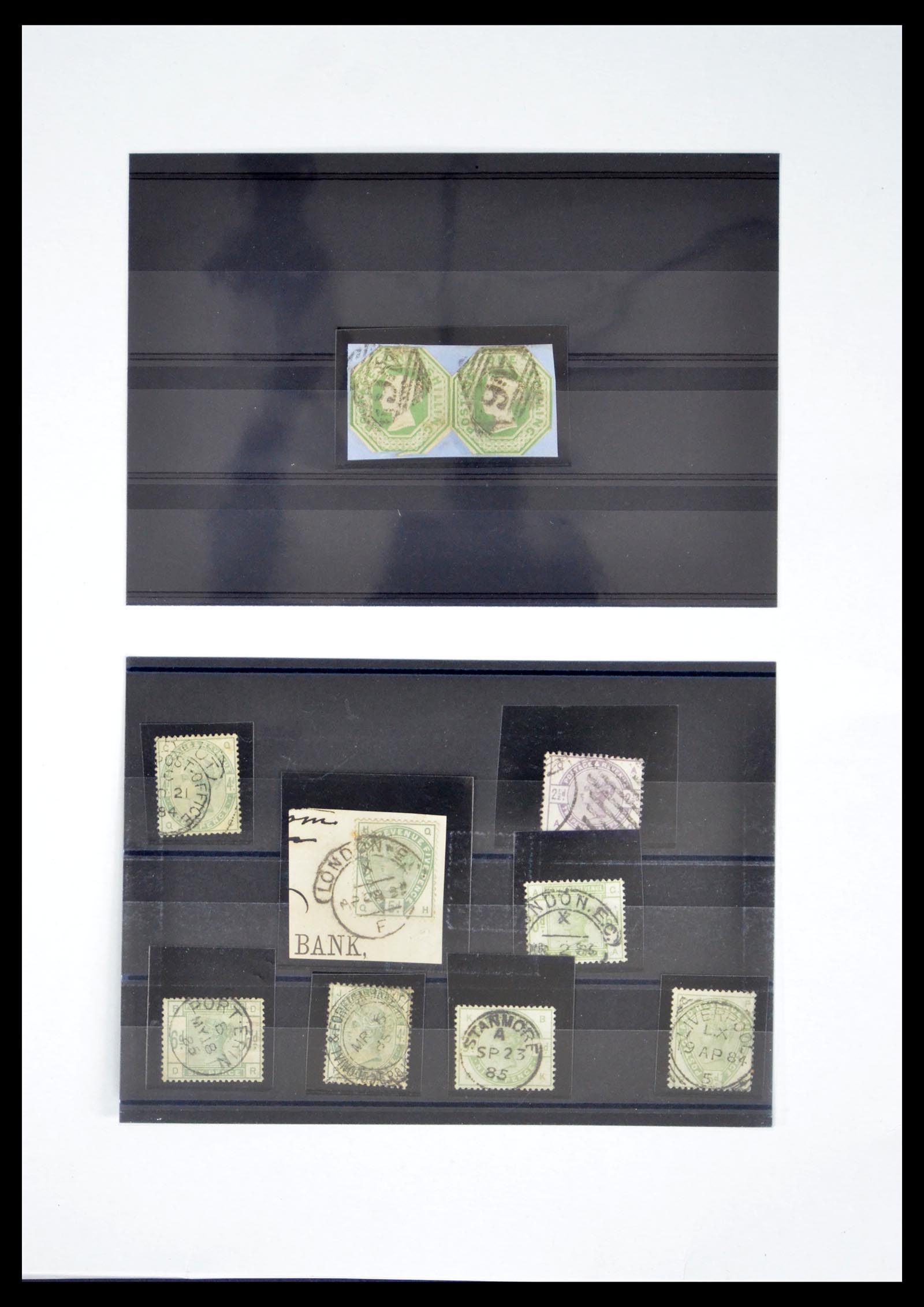 40591 0018 - Stamp collection 40591 Great Britain classic 1847-1900.