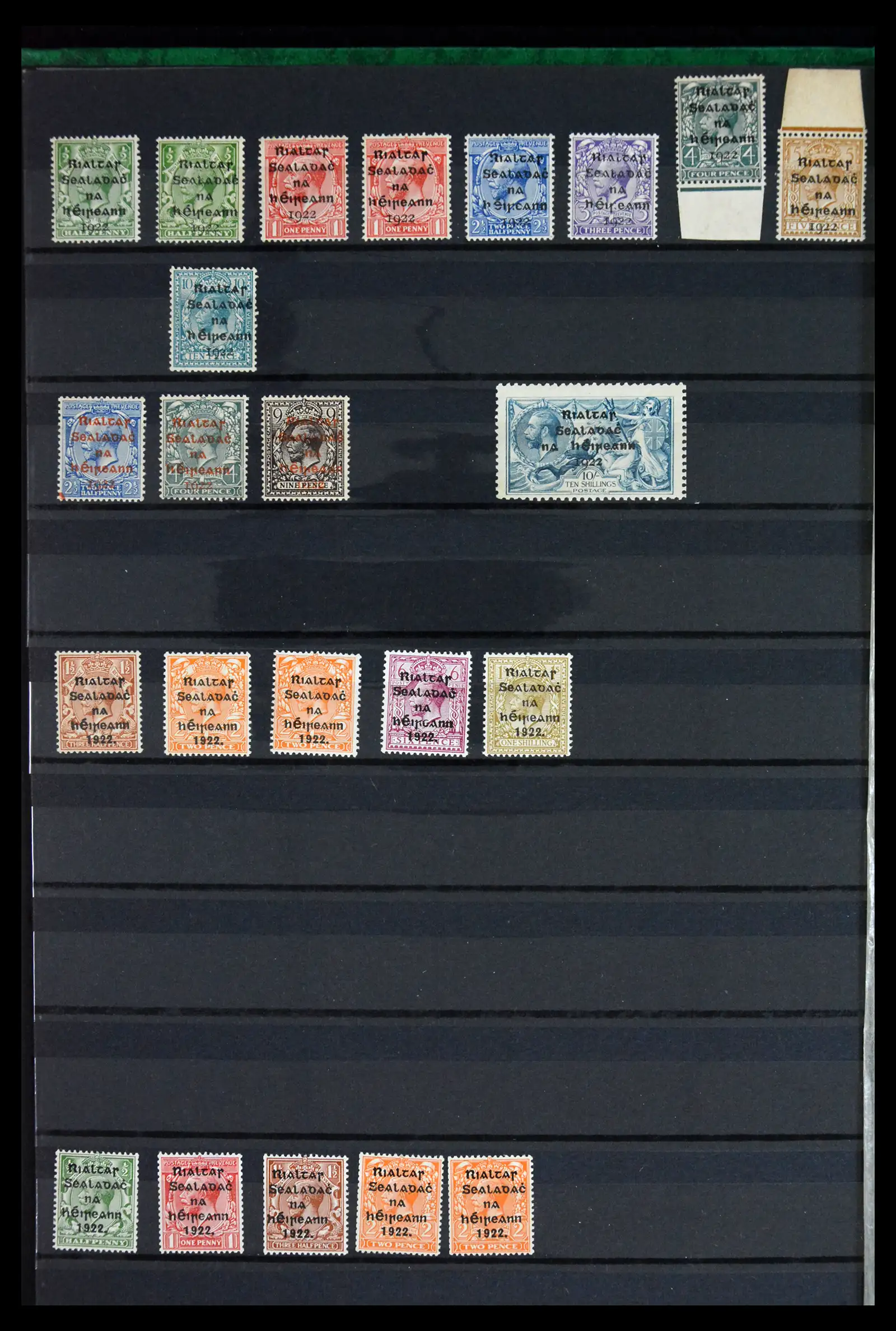 40593 0002 - Postzegelverzameling 40593 Ierland 1922-1990.