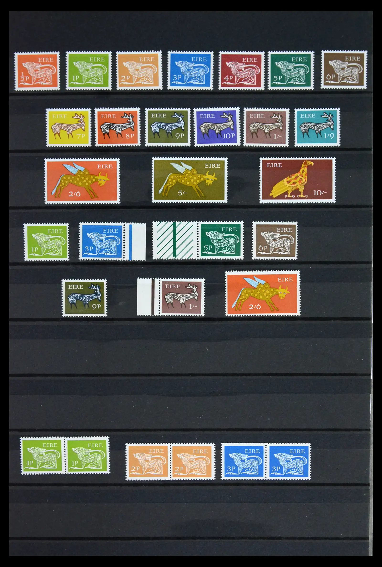 40593 0009 - Postzegelverzameling 40593 Ierland 1922-1990.