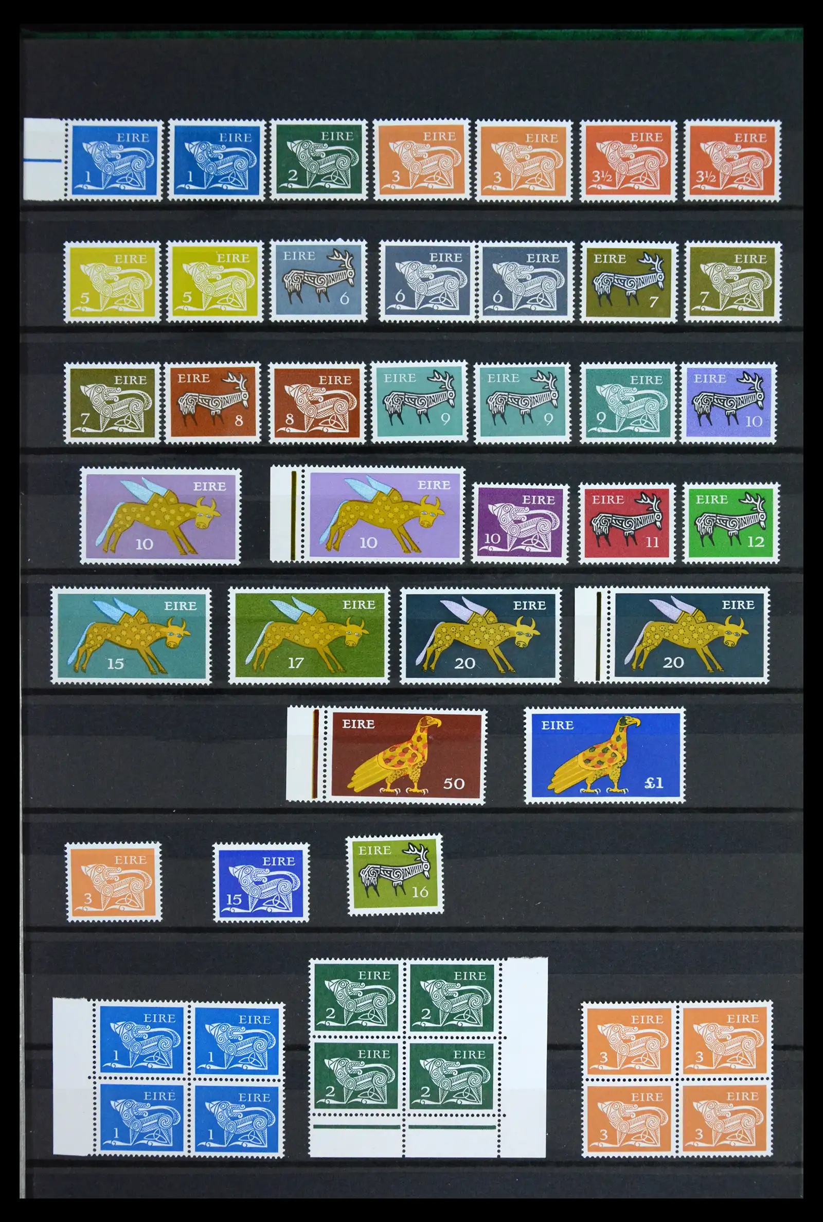 40593 0015 - Postzegelverzameling 40593 Ierland 1922-1990.