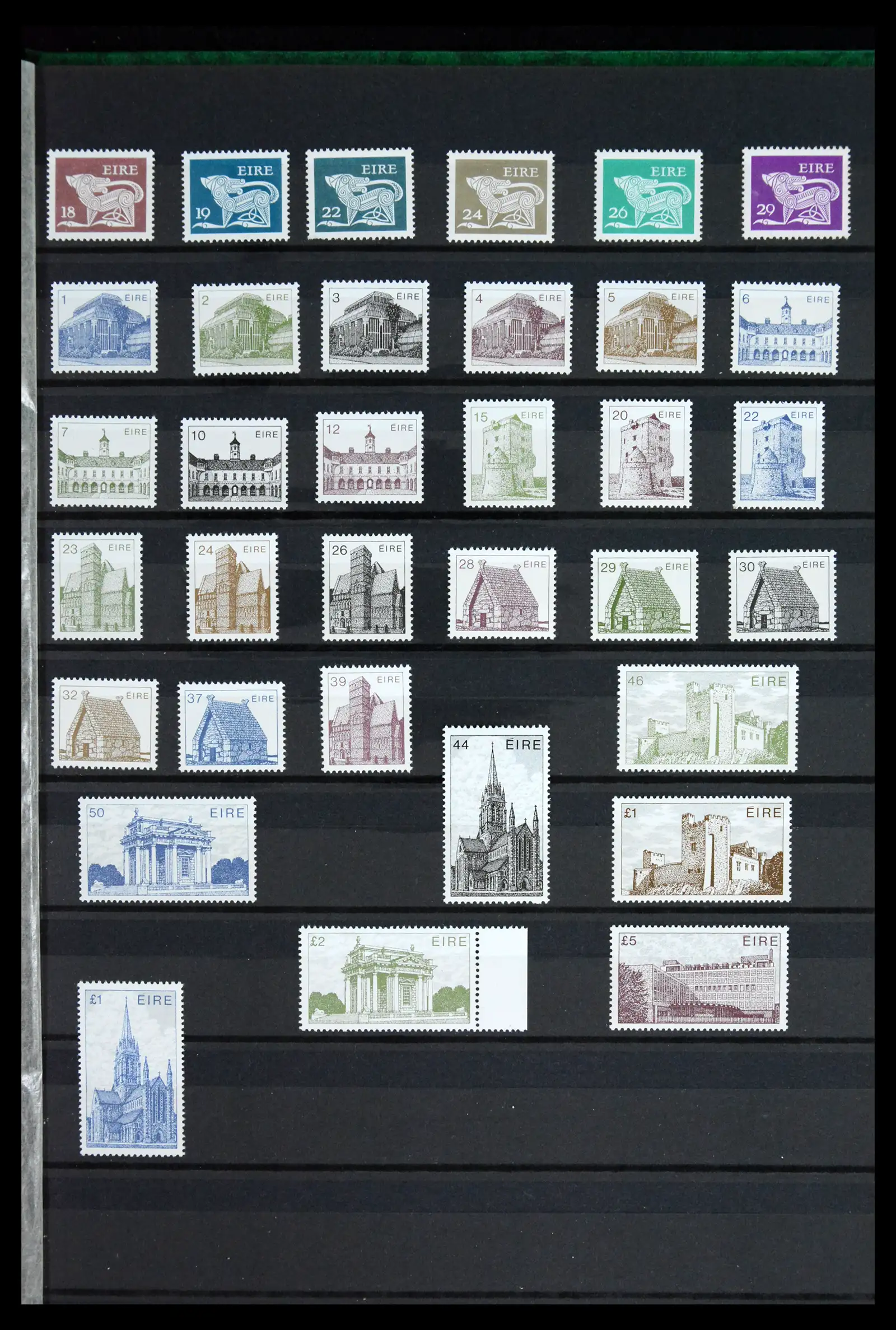 40593 0019 - Postzegelverzameling 40593 Ierland 1922-1990.