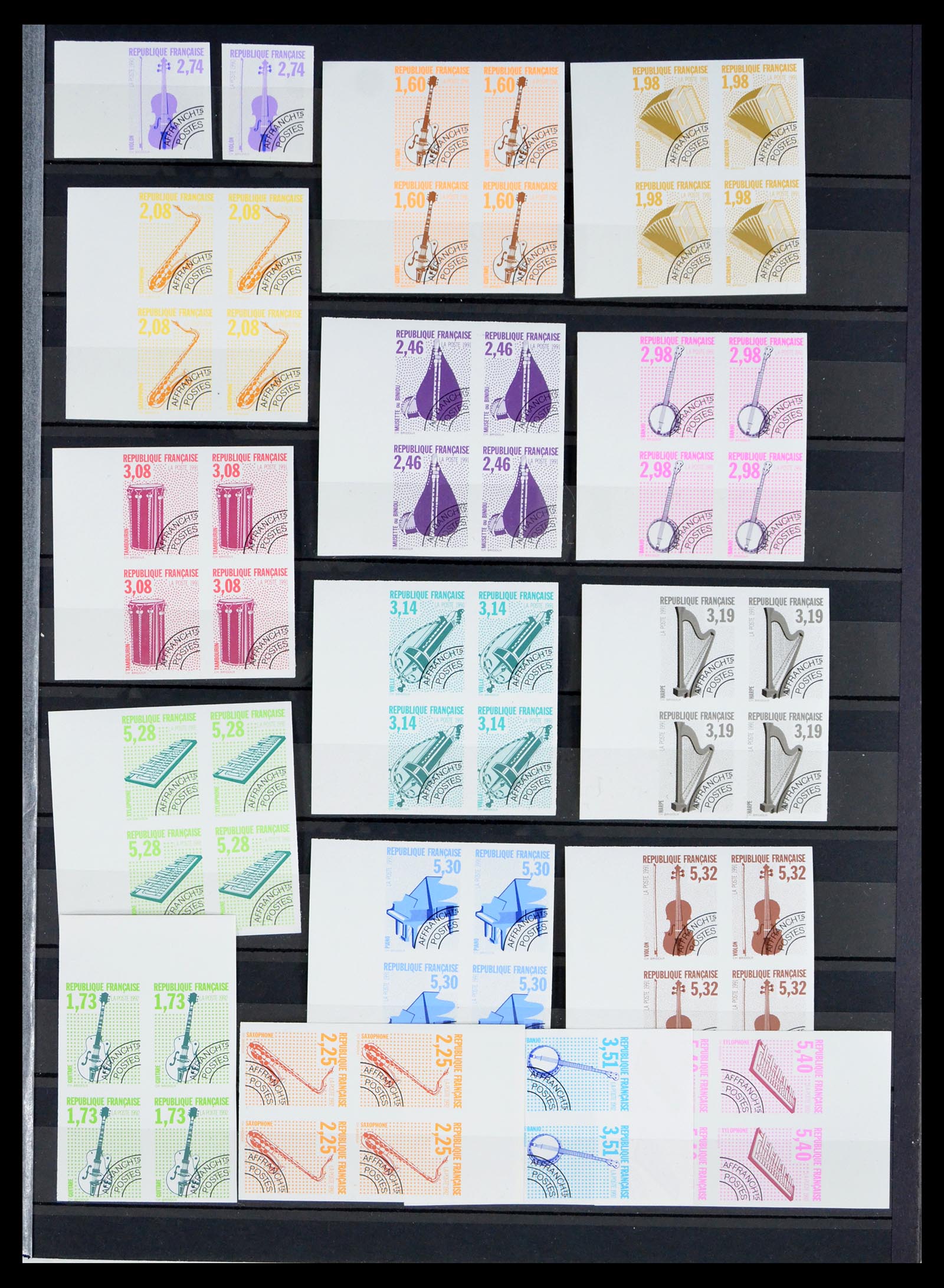 40596 0006 - Stamp collection 40596 France precancels 1920-1992.