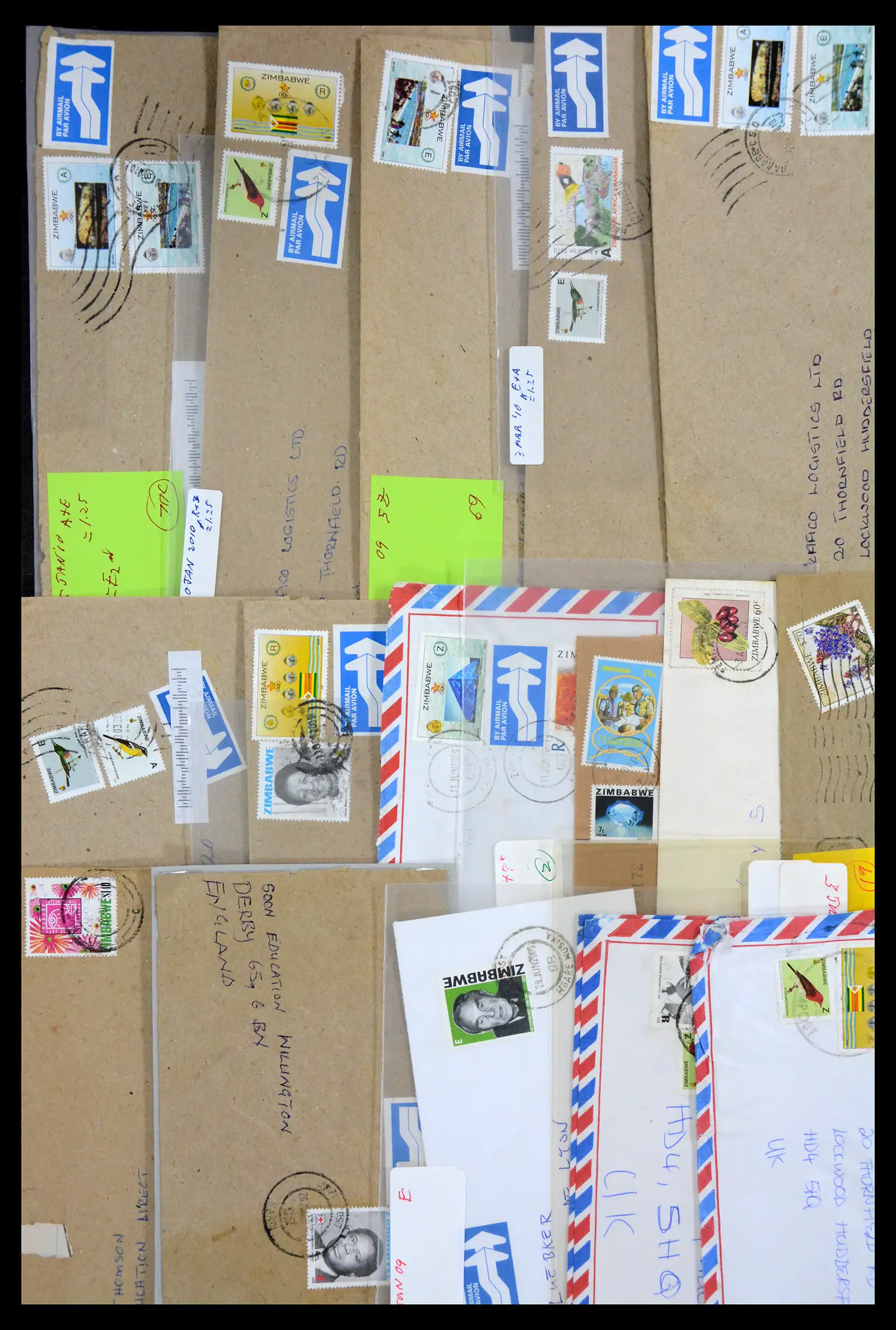 40612 0033 - Stamp collection 40612 Zimbabwe covers 1980-2012.