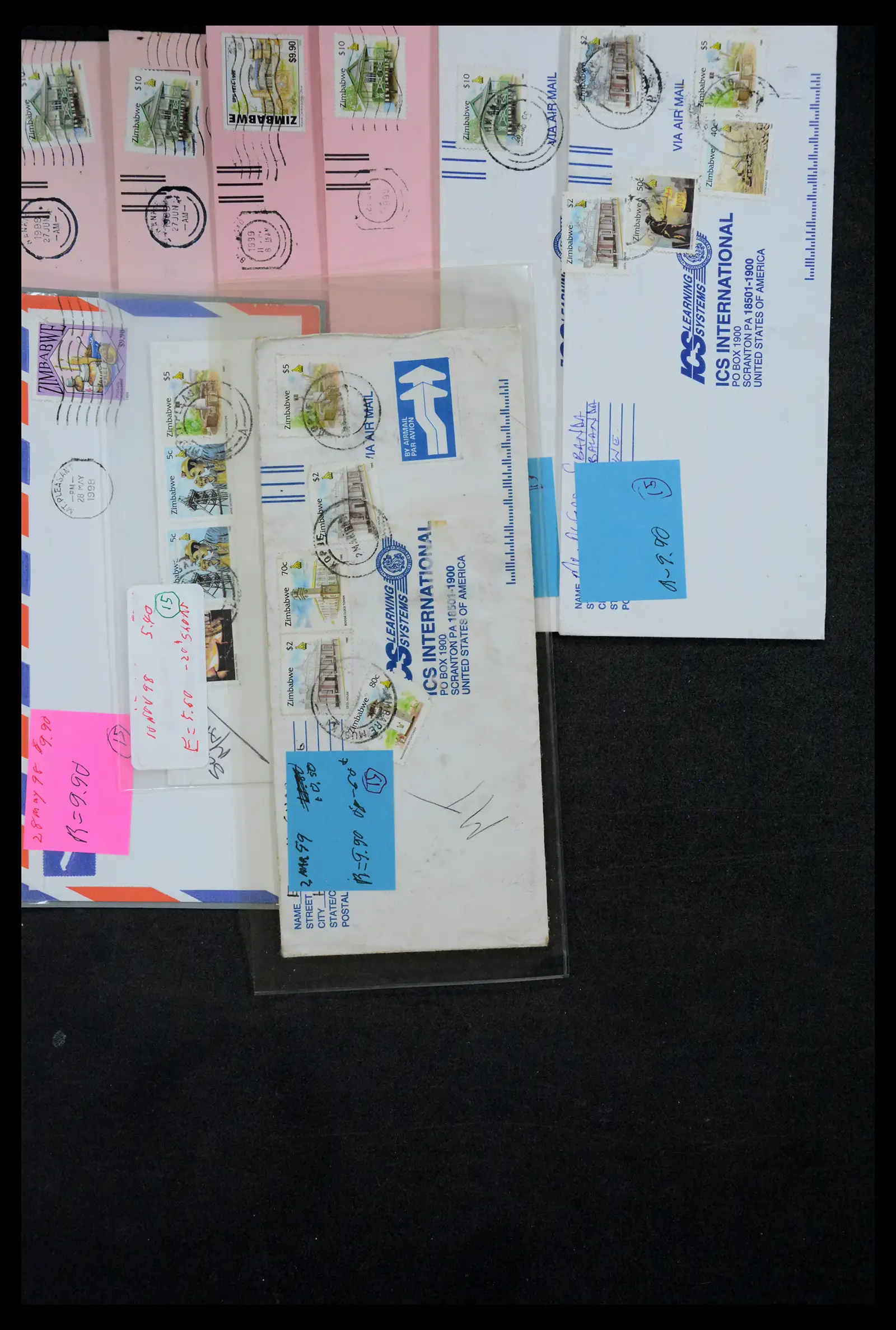 40612 0060 - Stamp collection 40612 Zimbabwe covers 1980-2012.