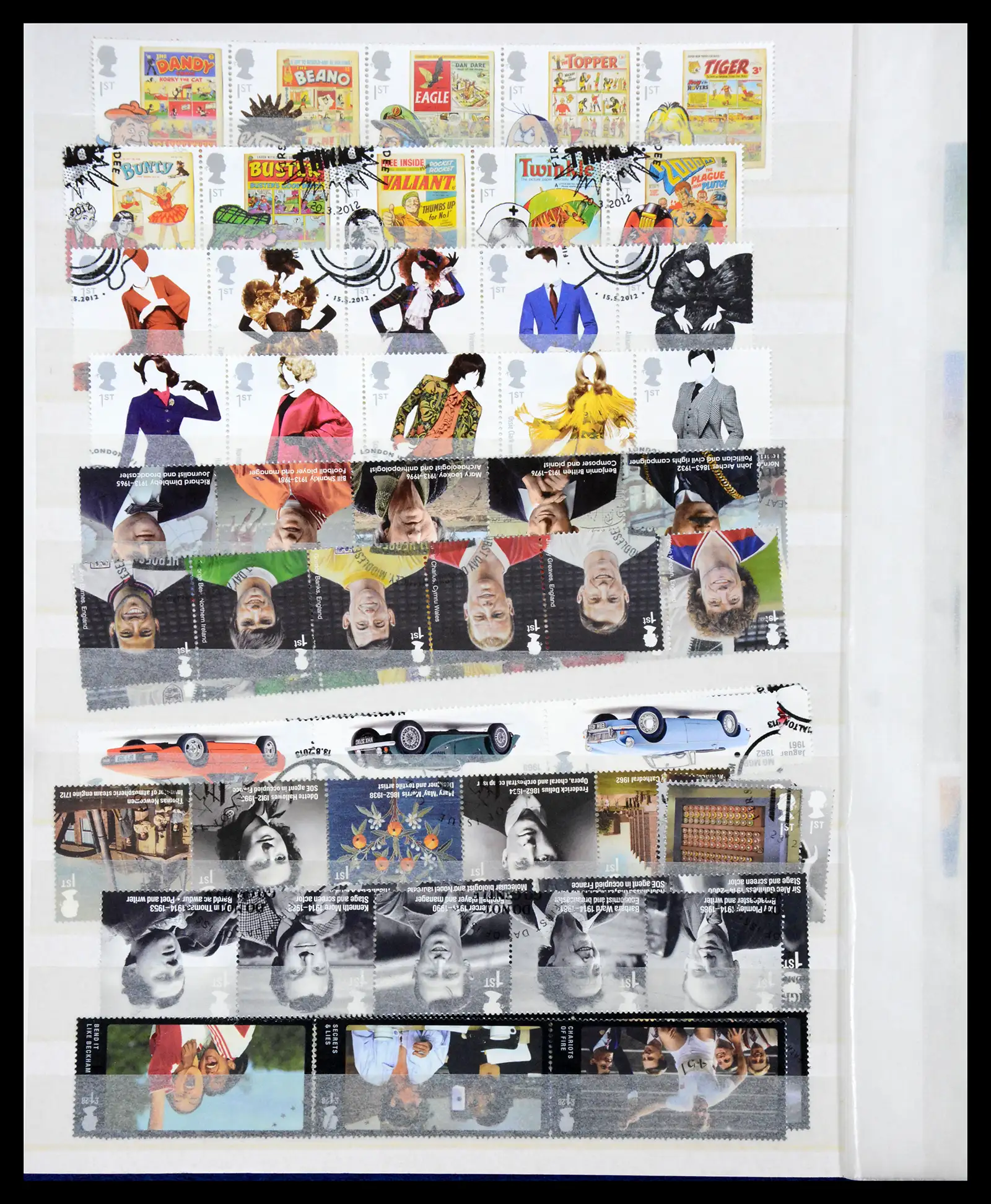40614 0002 - Stamp collection 40614 Great Britain used 1971-2014.
