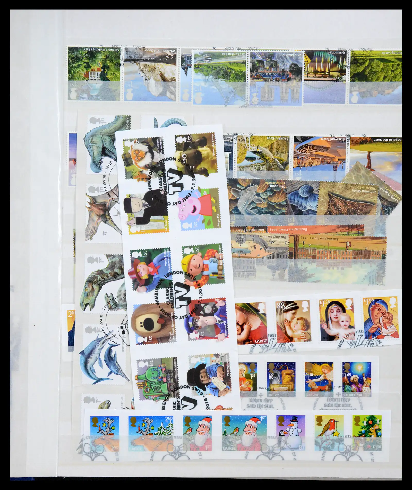 40614 0003 - Stamp collection 40614 Great Britain used 1971-2014.