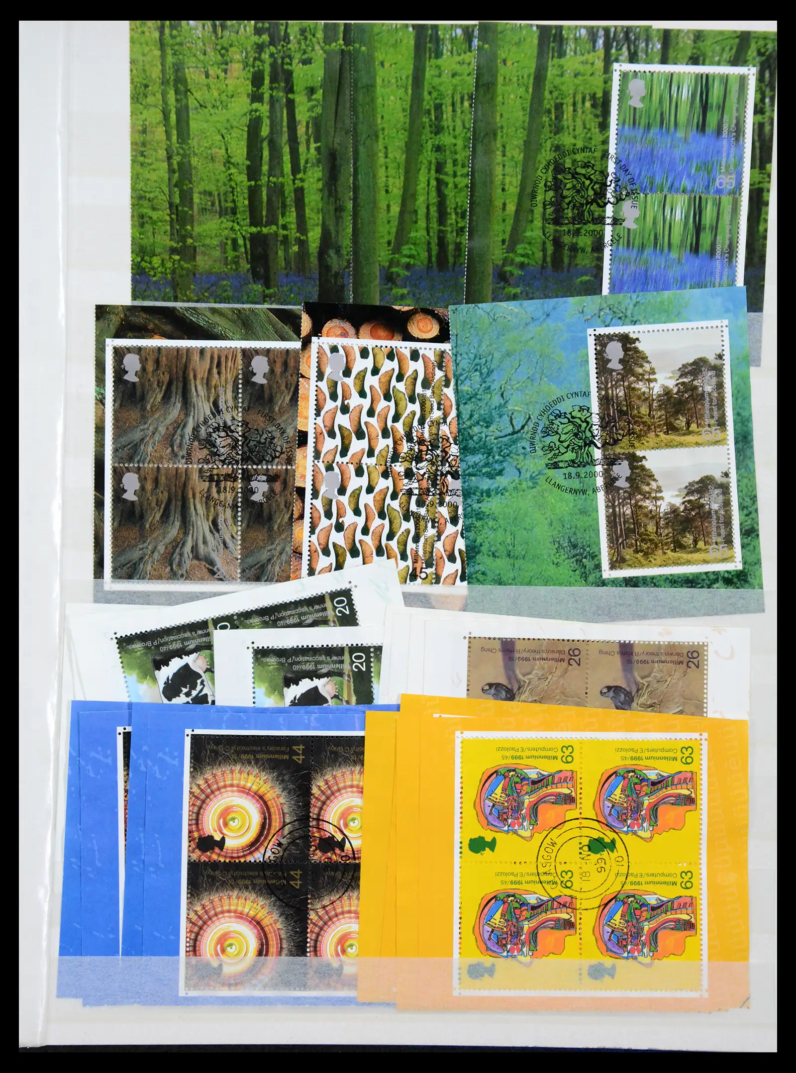 40614 0012 - Stamp collection 40614 Great Britain used 1971-2014.