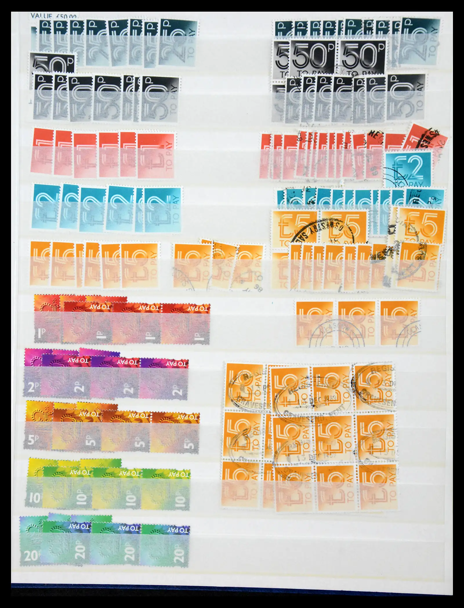 40614 0024 - Stamp collection 40614 Great Britain used 1971-2014.