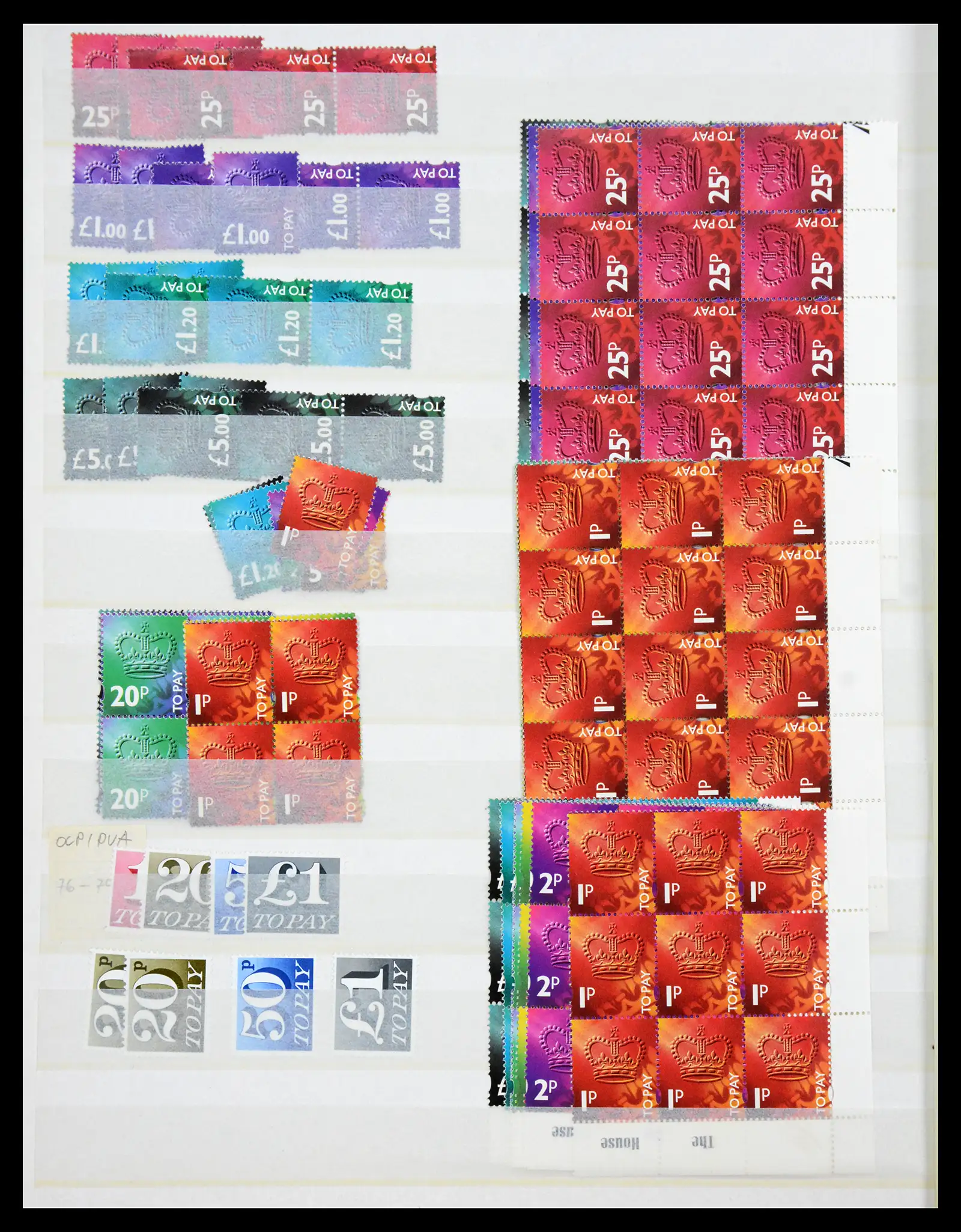 40614 0025 - Stamp collection 40614 Great Britain used 1971-2014.
