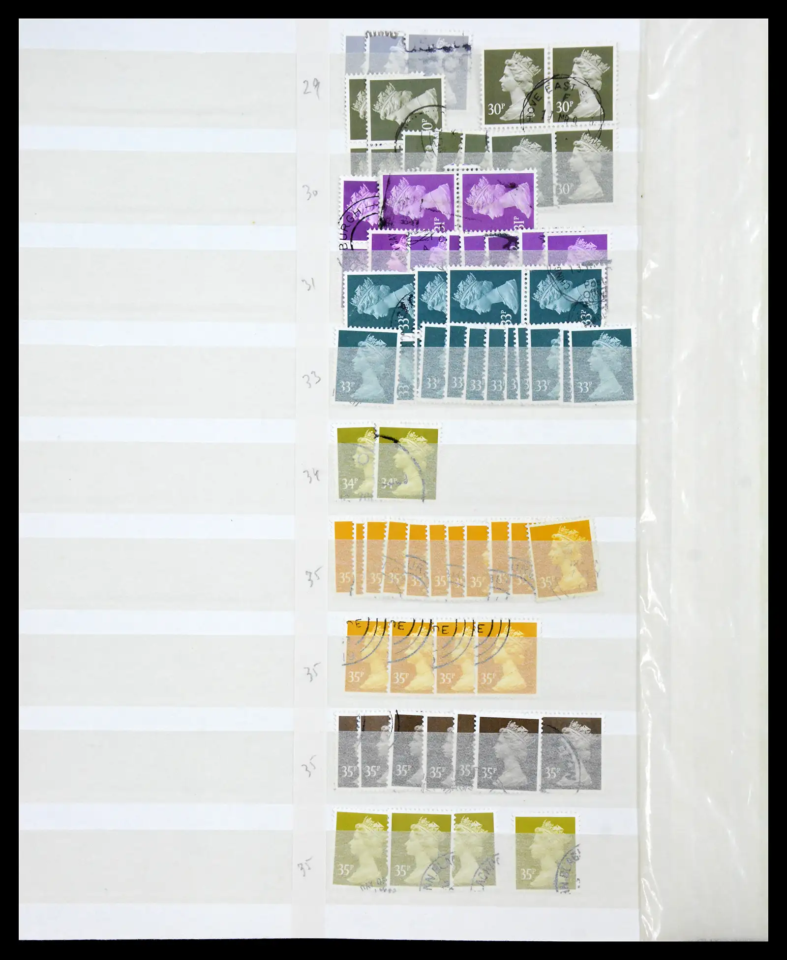 40614 0029 - Stamp collection 40614 Great Britain used 1971-2014.