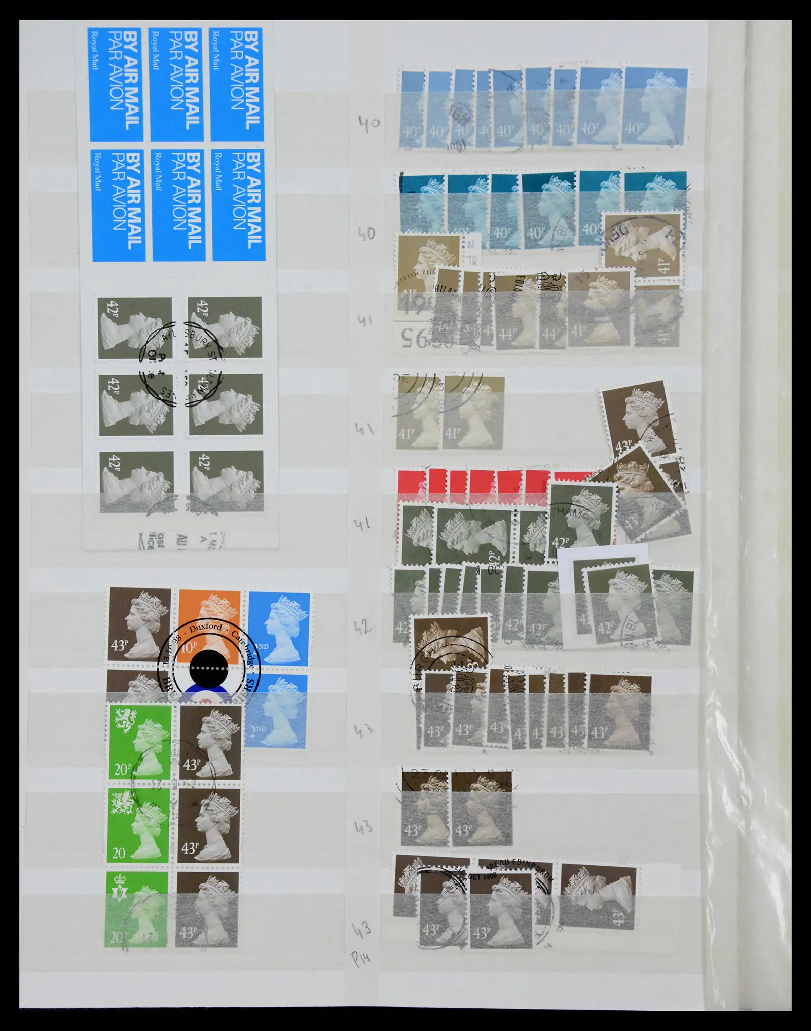 40614 0031 - Stamp collection 40614 Great Britain used 1971-2014.