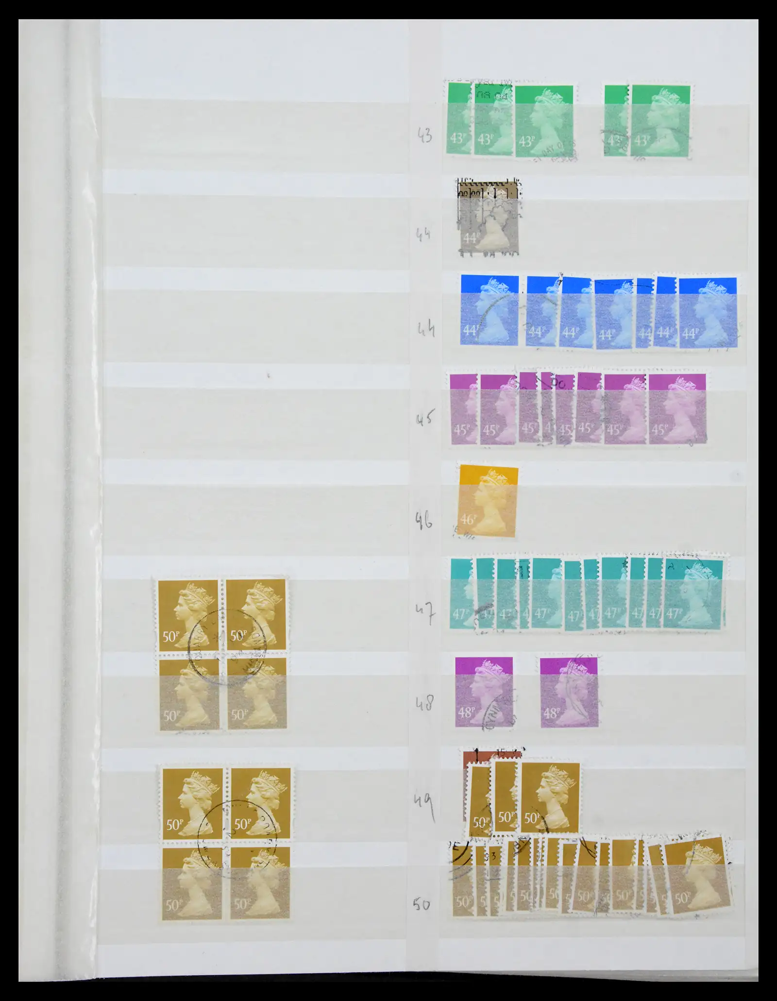 40614 0032 - Stamp collection 40614 Great Britain used 1971-2014.