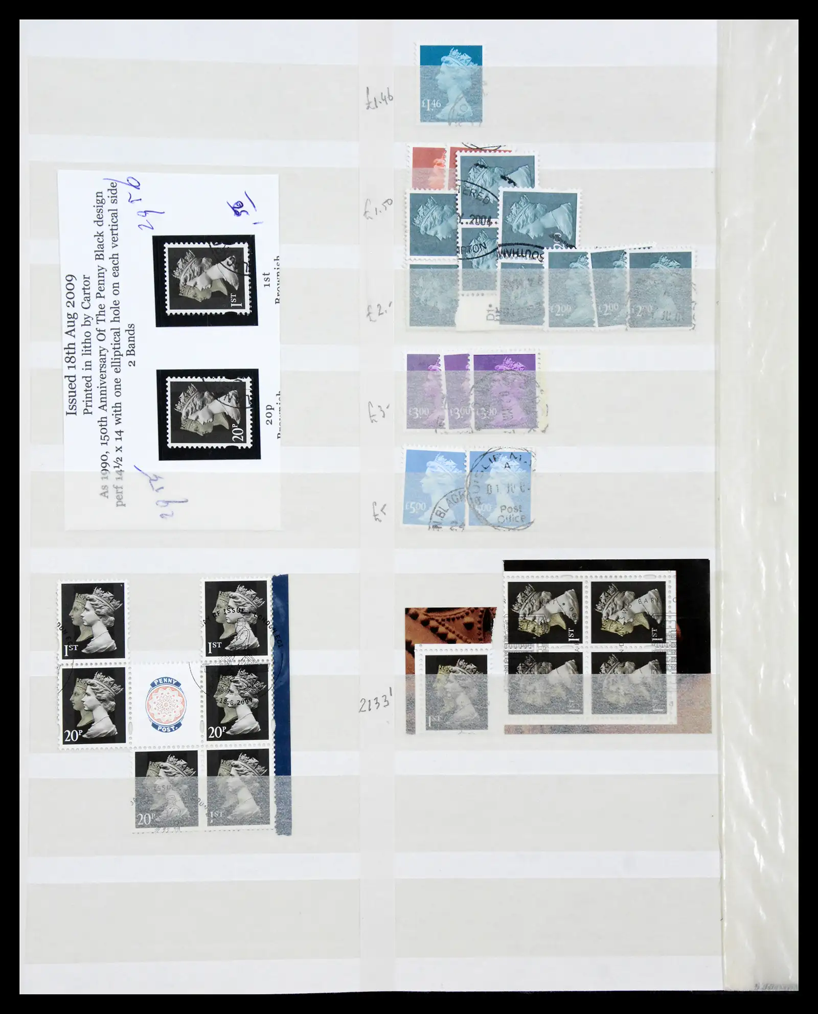 40614 0035 - Stamp collection 40614 Great Britain used 1971-2014.