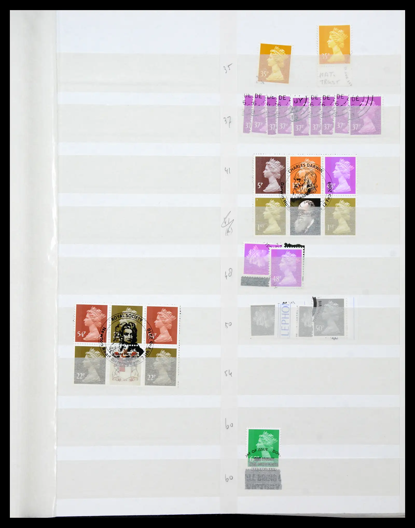 40614 0038 - Stamp collection 40614 Great Britain used 1971-2014.