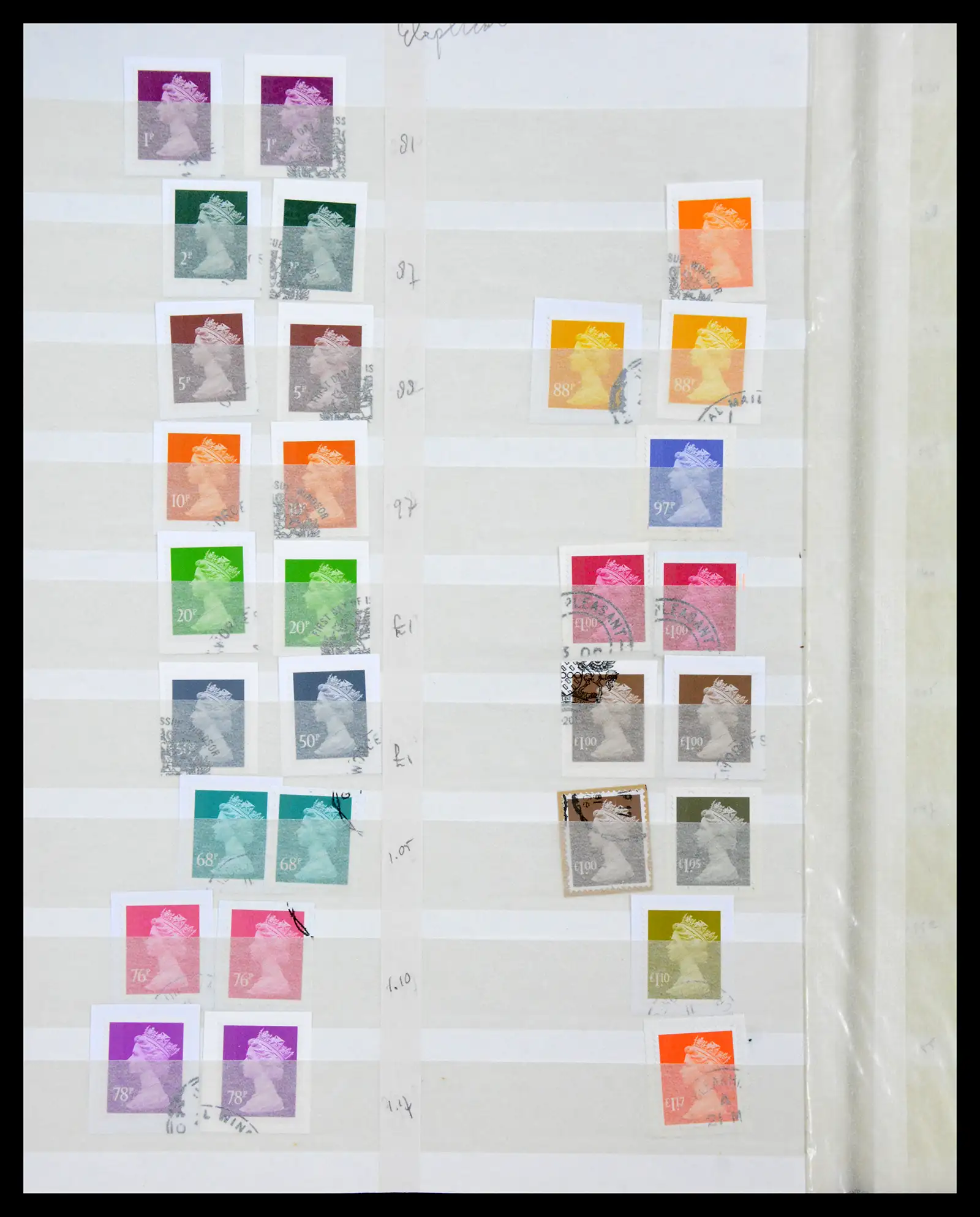 40614 0045 - Stamp collection 40614 Great Britain used 1971-2014.
