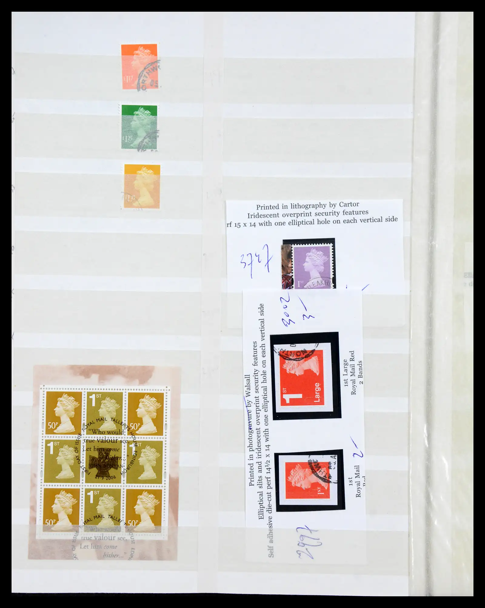 40614 0049 - Stamp collection 40614 Great Britain used 1971-2014.